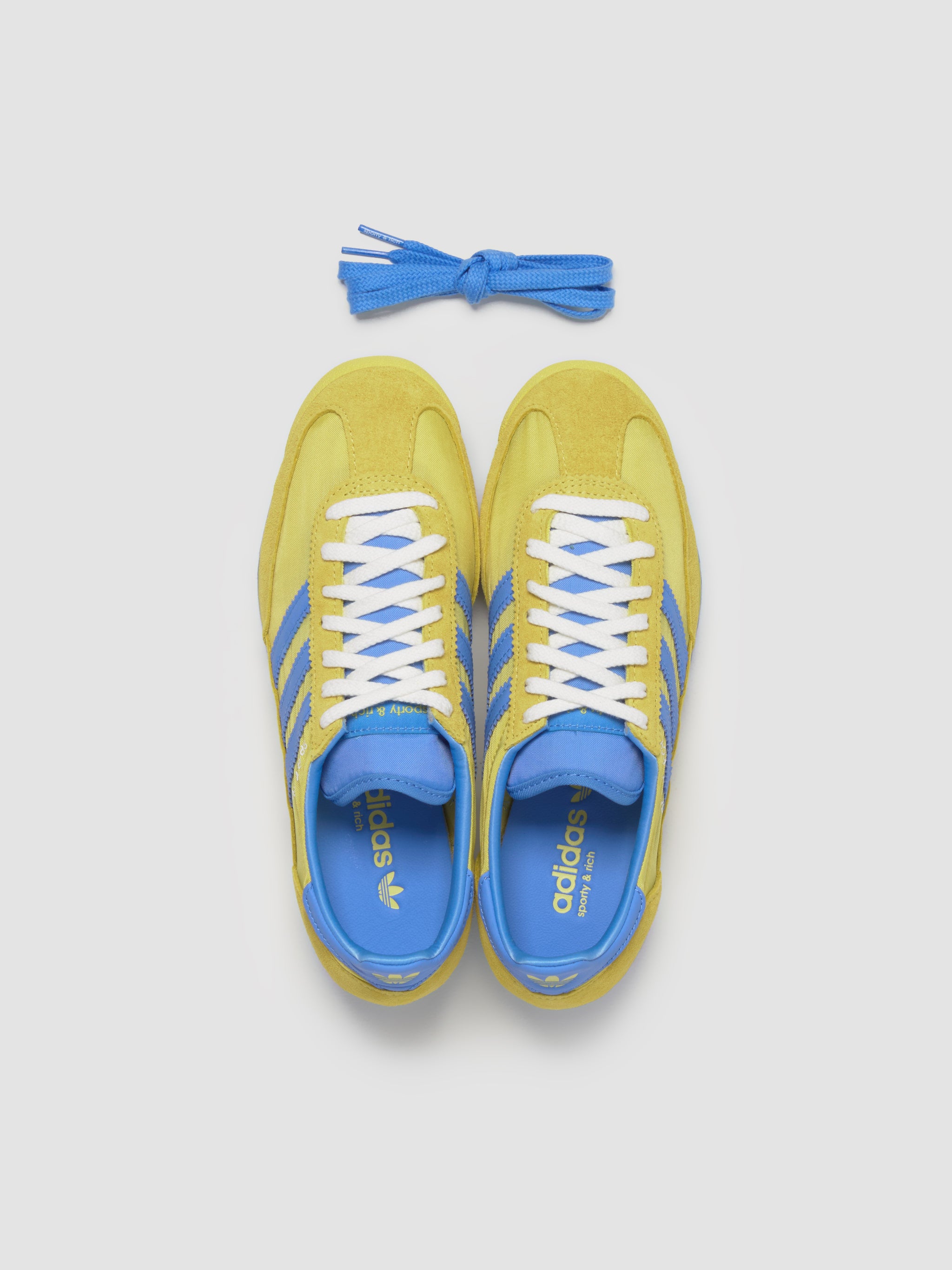 Adidas x Sporty Rich SL72 Sneaker in Yellow Blue JH6702 Voo Store