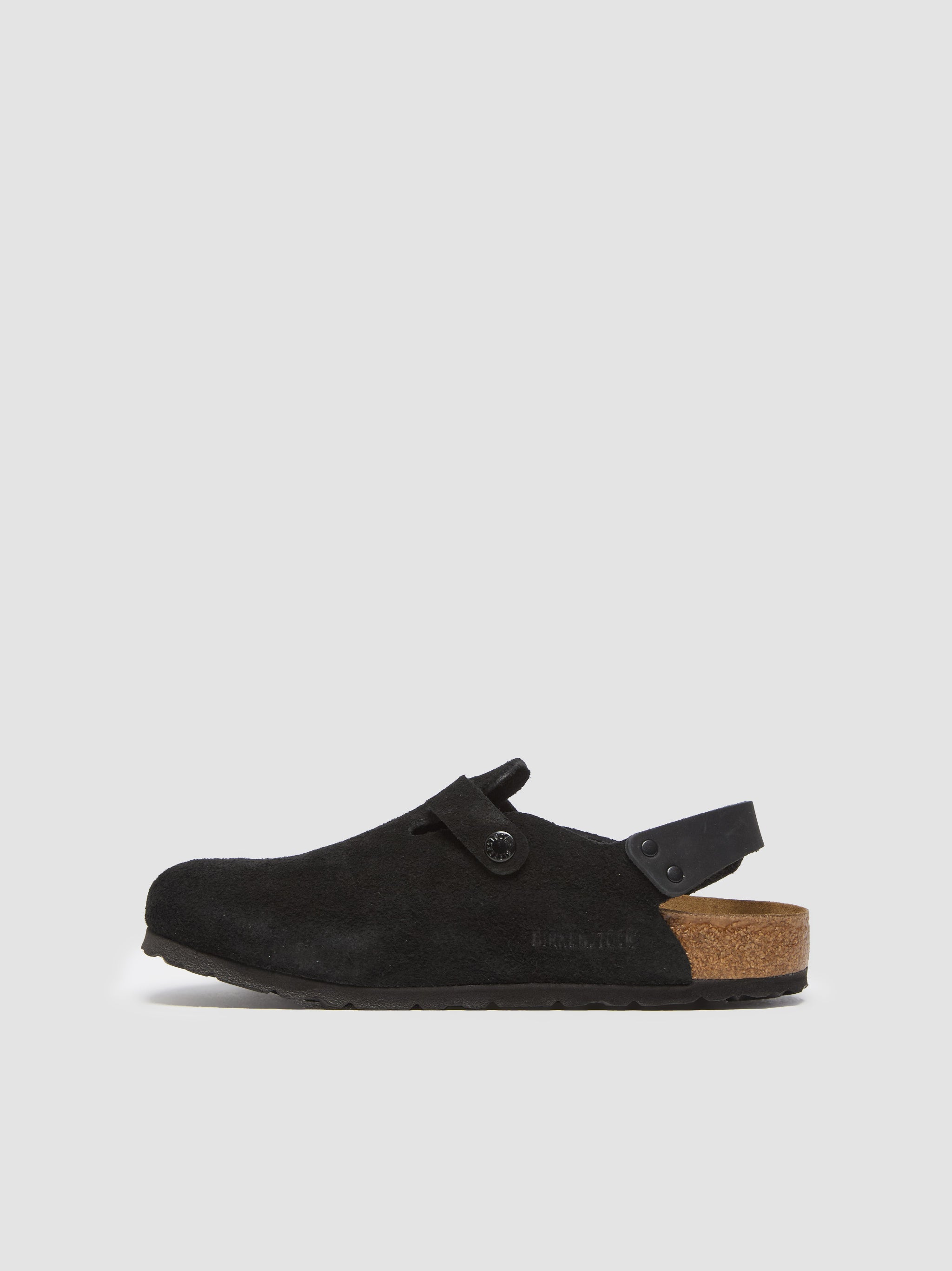 Tokio II Suede Clog in Black