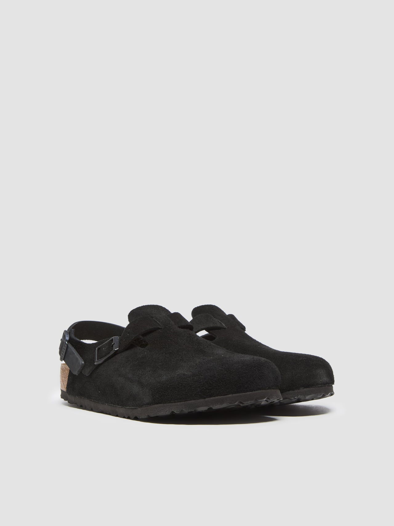 Tokio II Suede Clog in Black