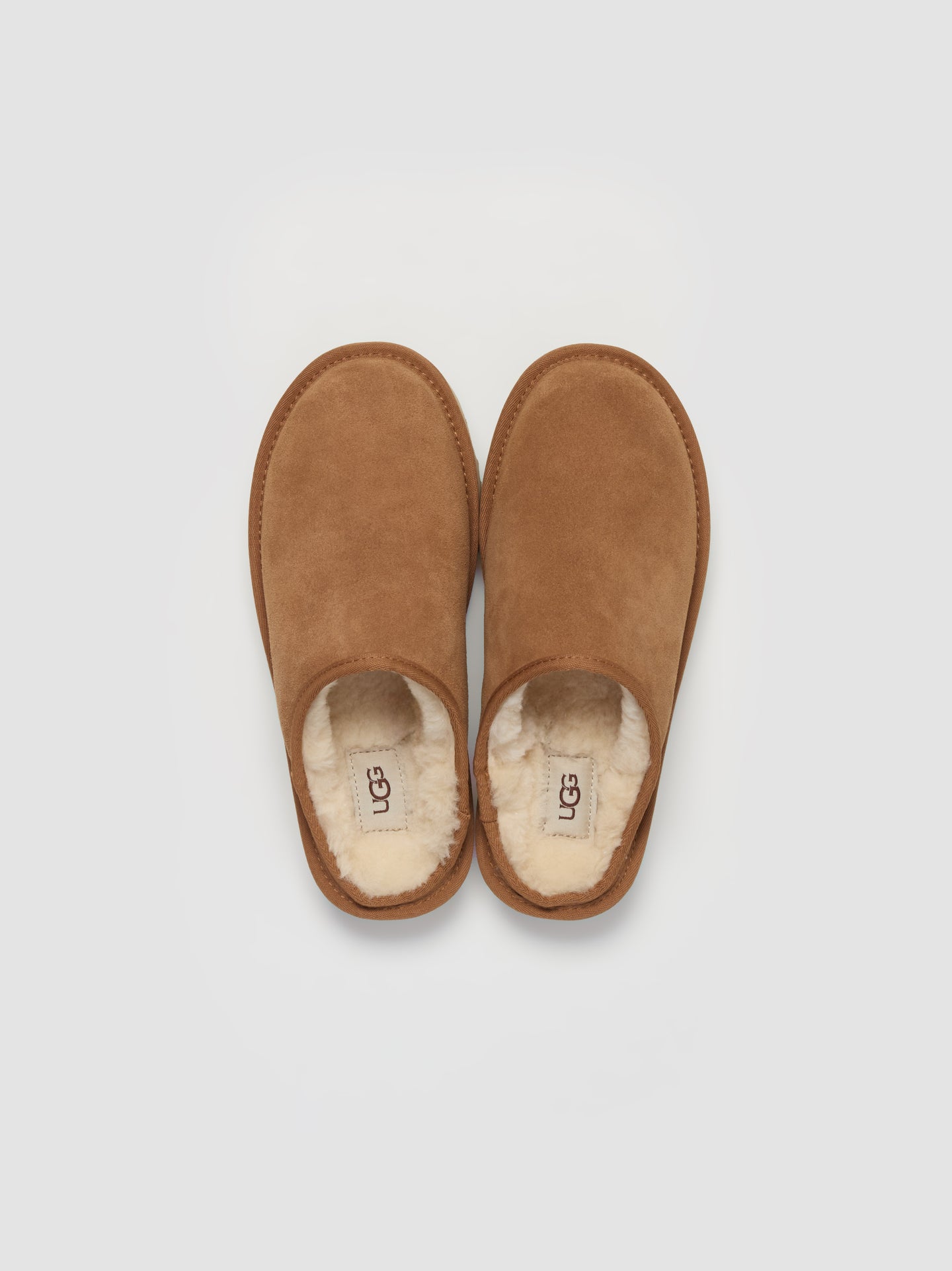 Classic Slip-On Shoes in Chestnut
