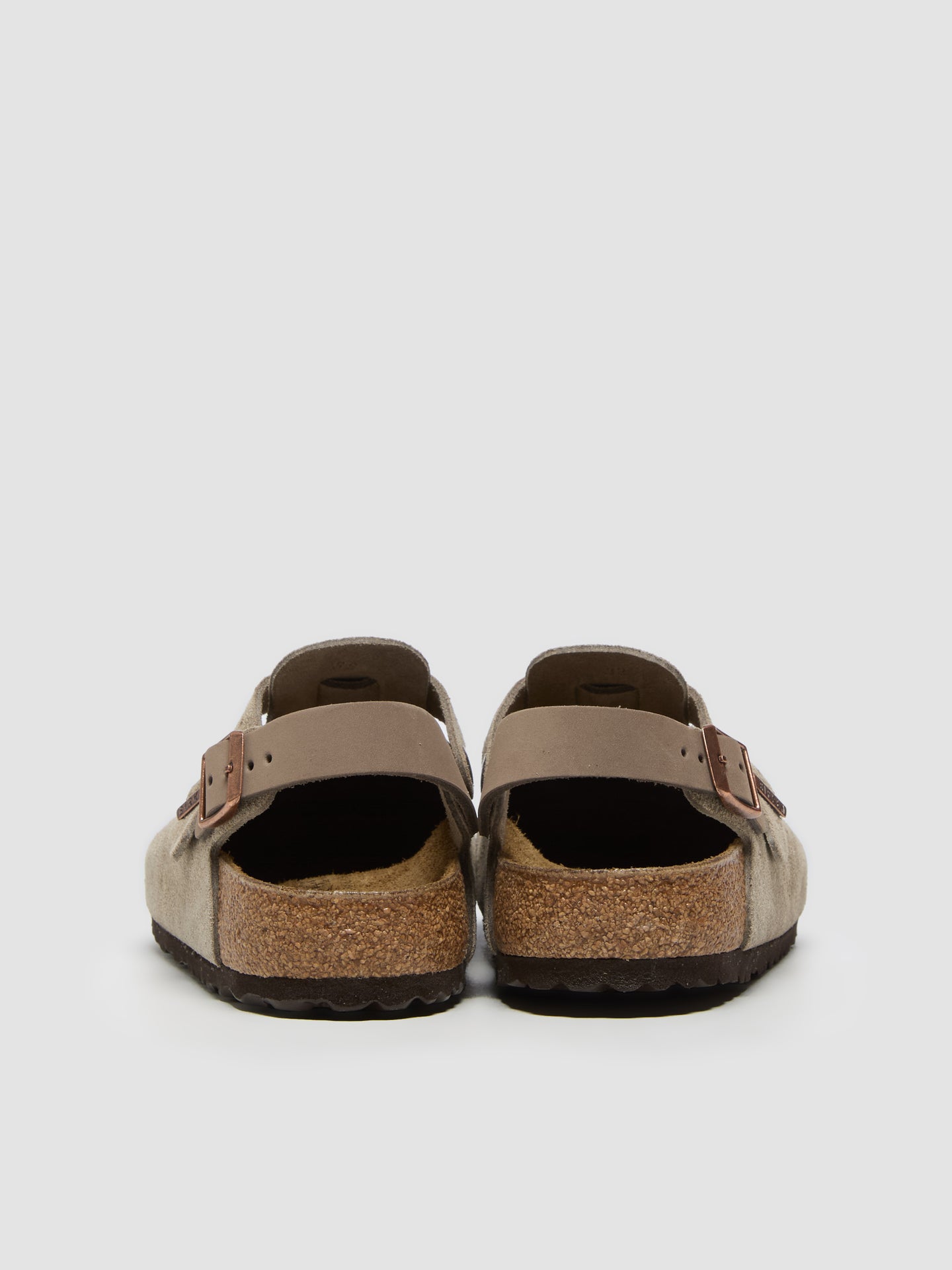 Tokio II Suede Clog in Taupe