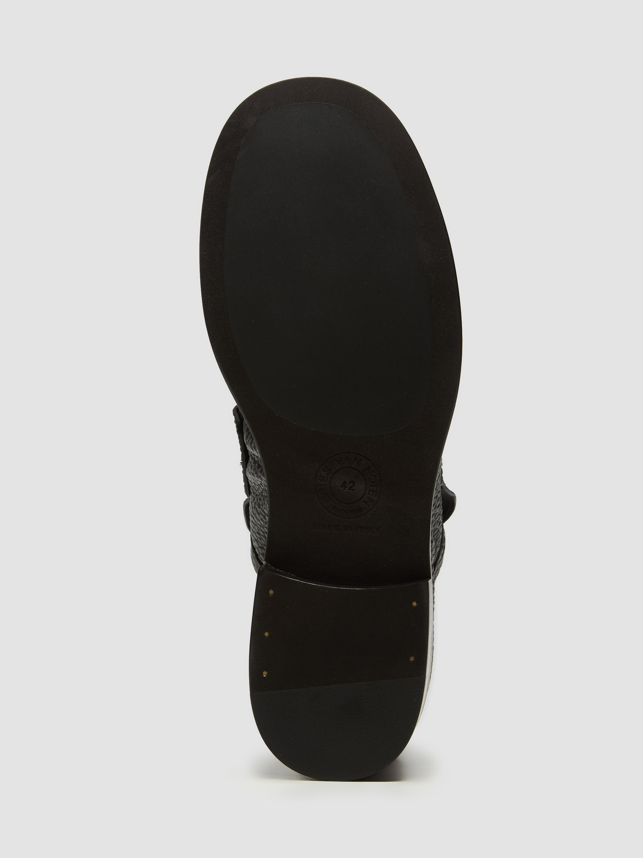 Men's Leather Loafers in Black