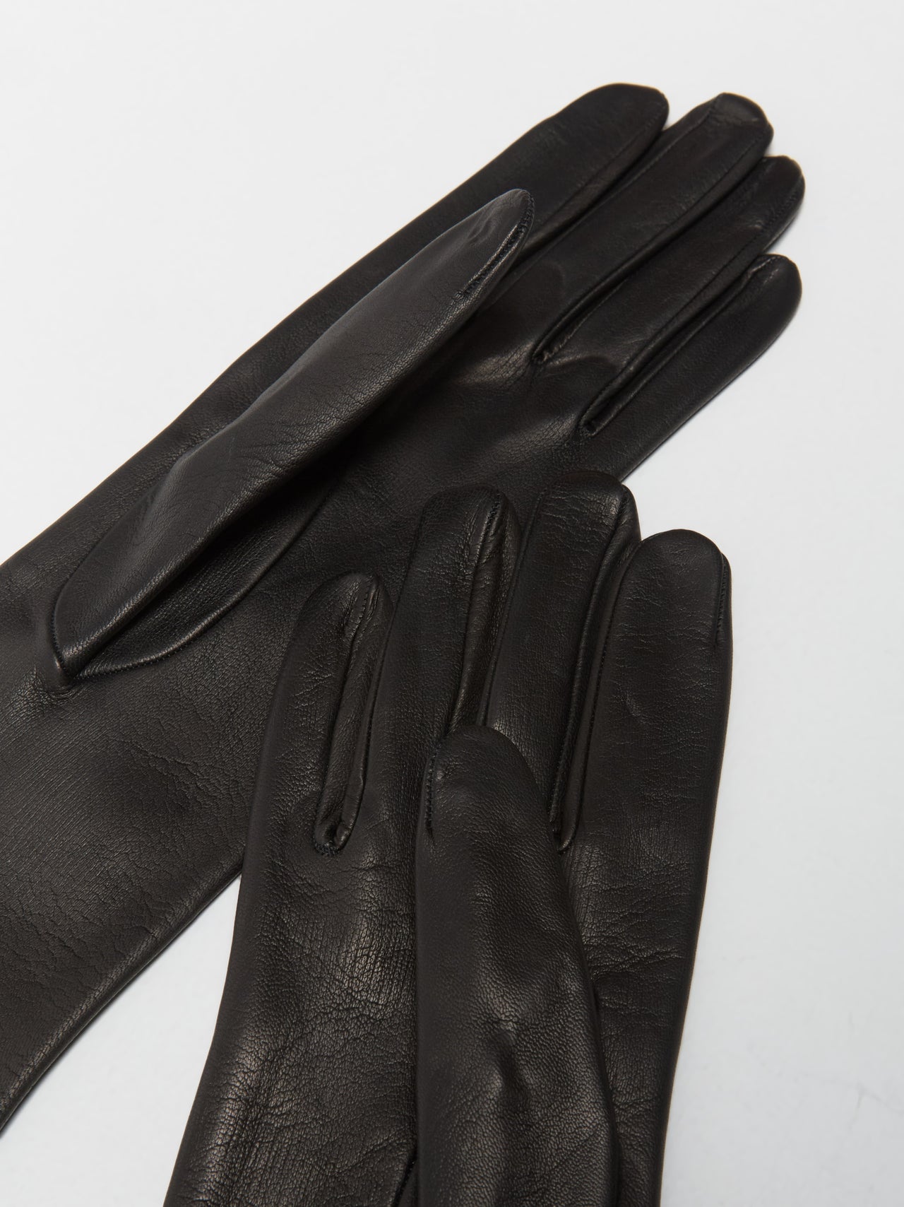 Leather Gloves in Black