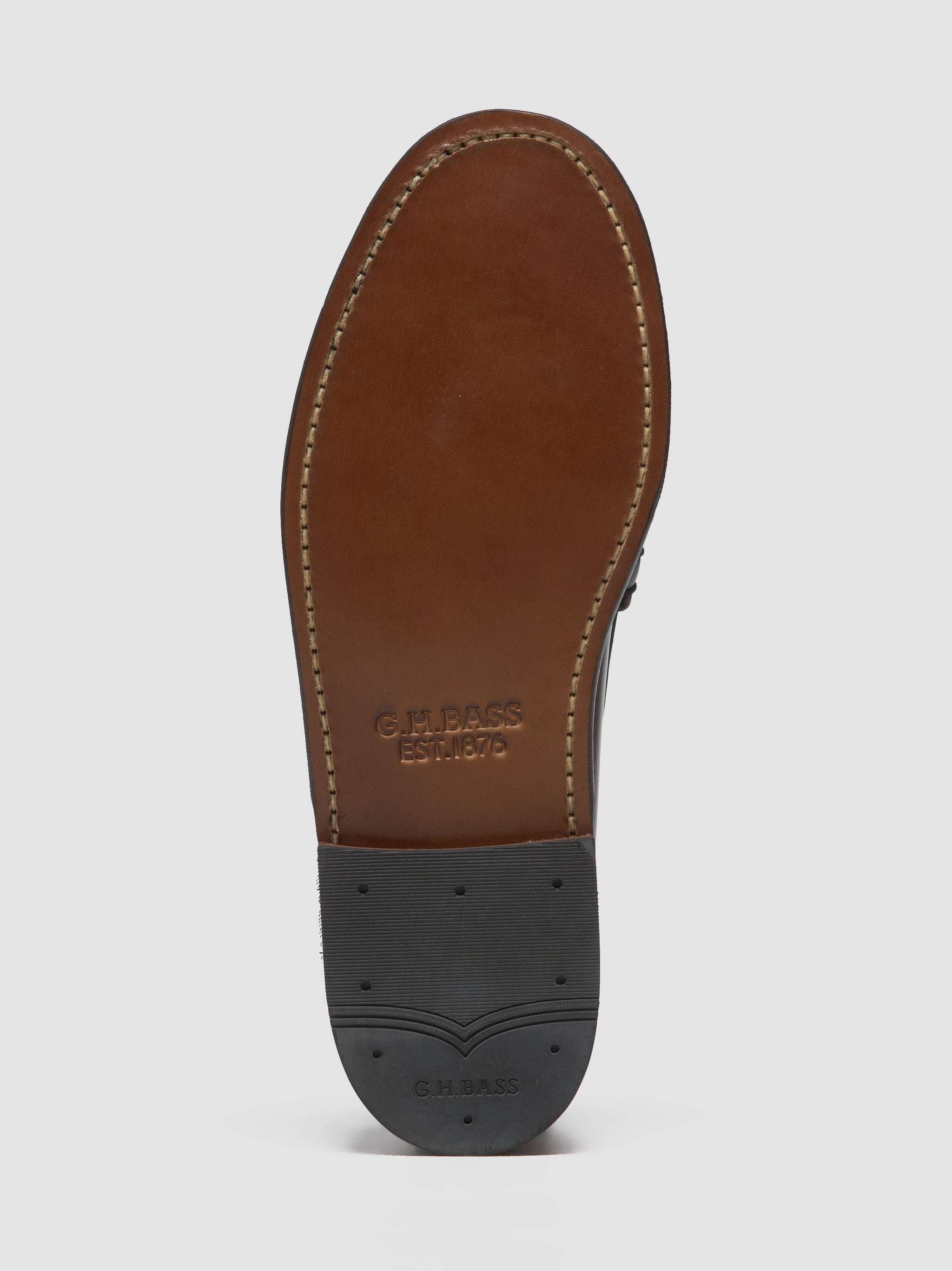 Weejun Heritage Larson Penny Loafers in Black