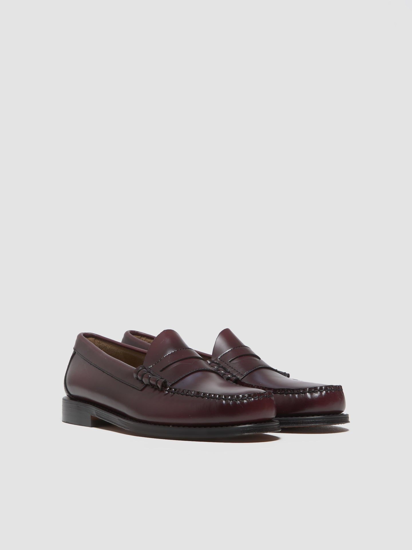 Weejun Heritage Larson Penny Loafers in Wine