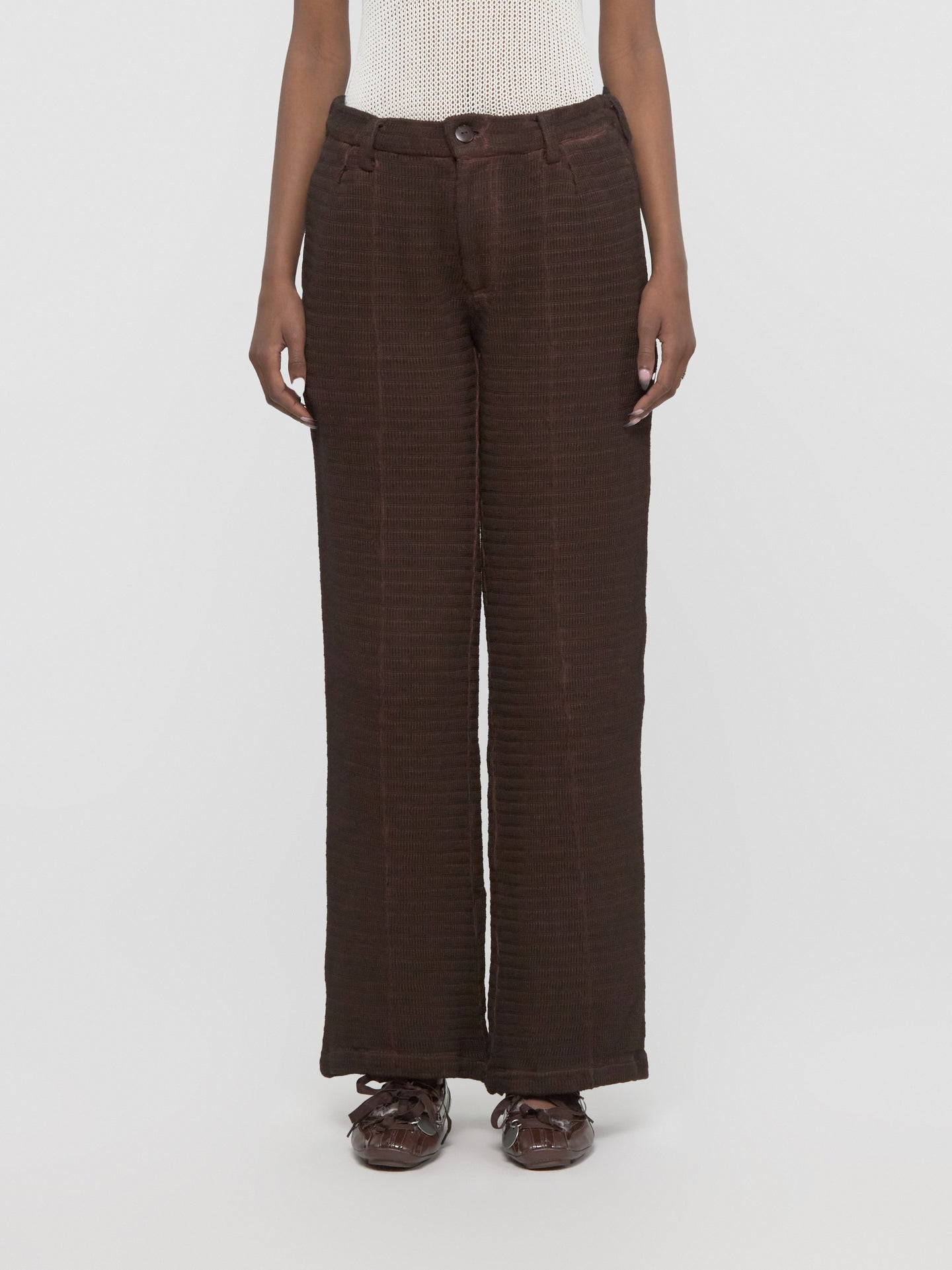 Vienna Pants in Dark Brown