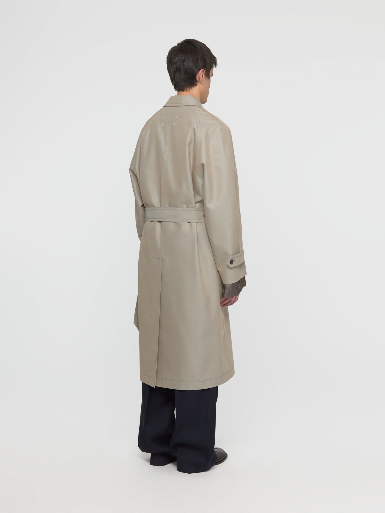 Trench Coat in Stone