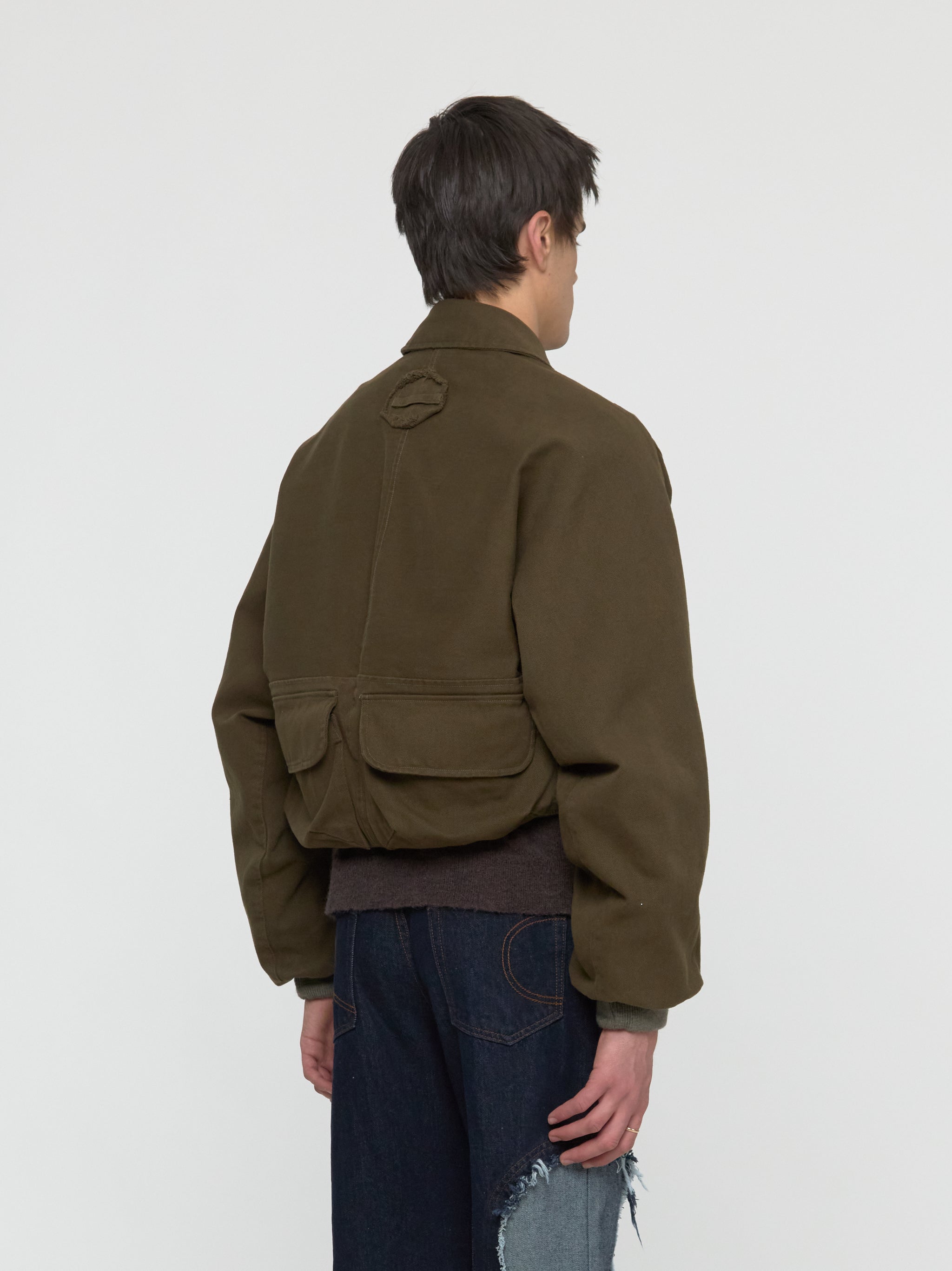 Bottom Heavy Bomber in Washed Khaki Green