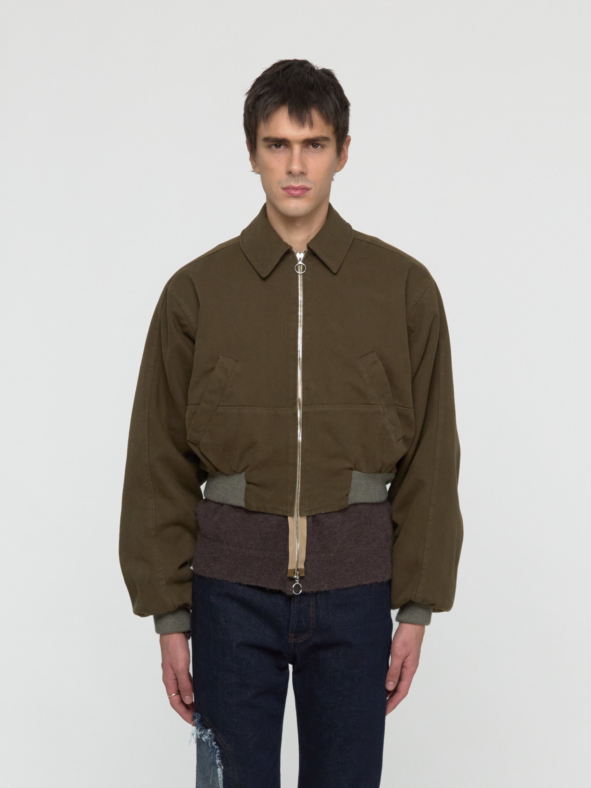 Bottom Heavy Bomber in Washed Khaki Green