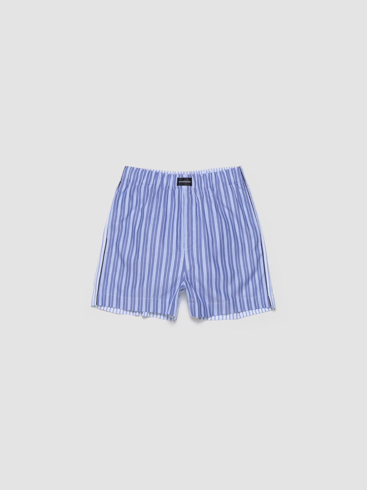 Wall Street Shorts in Blue Stripes Two