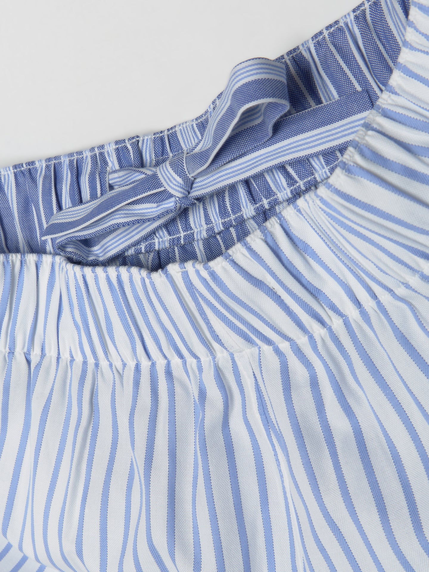 Wall Street Shorts in Blue Stripes Two