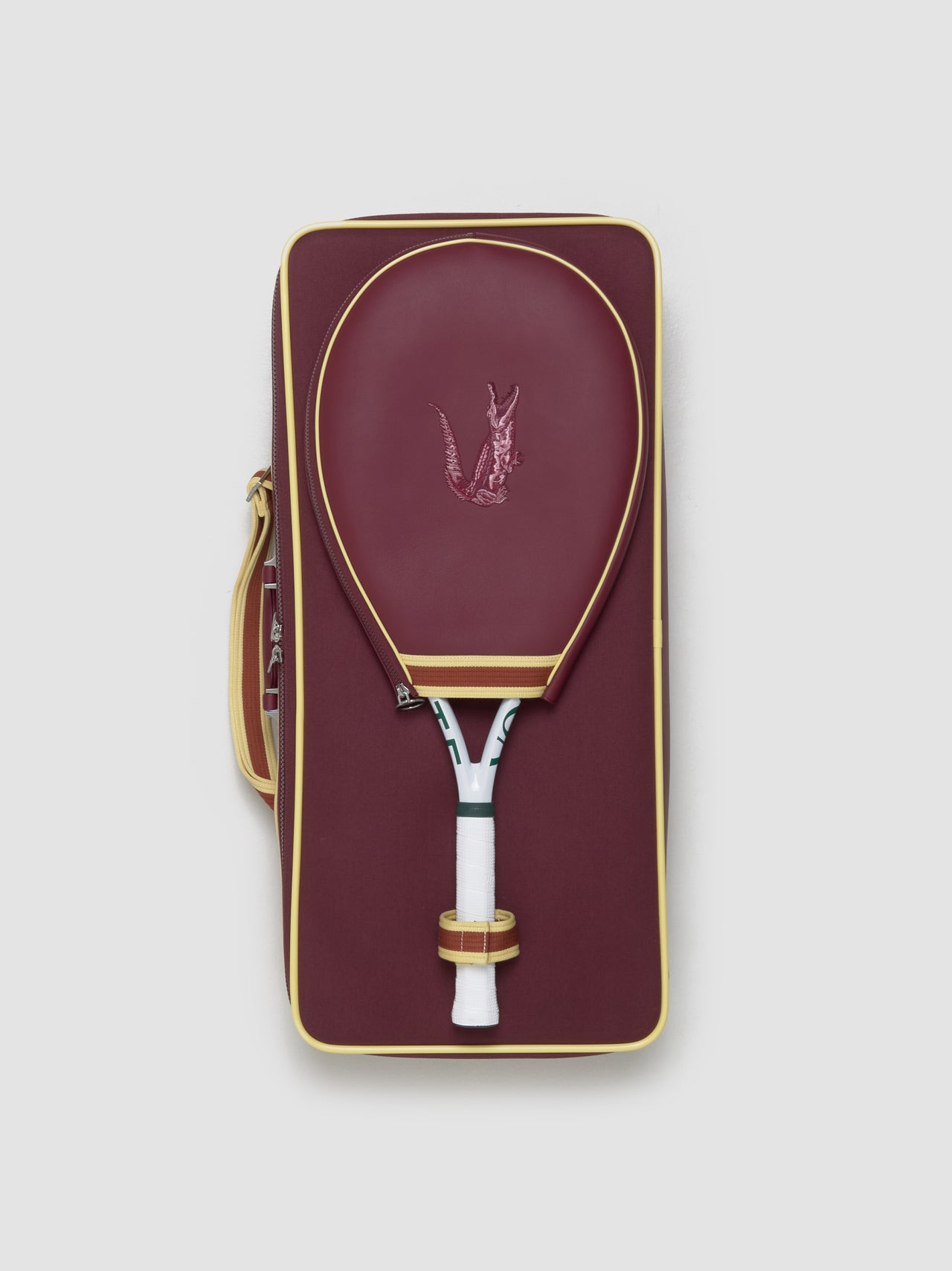 x Voo Store Tennis Duffle Bag in Burgundy Jaune