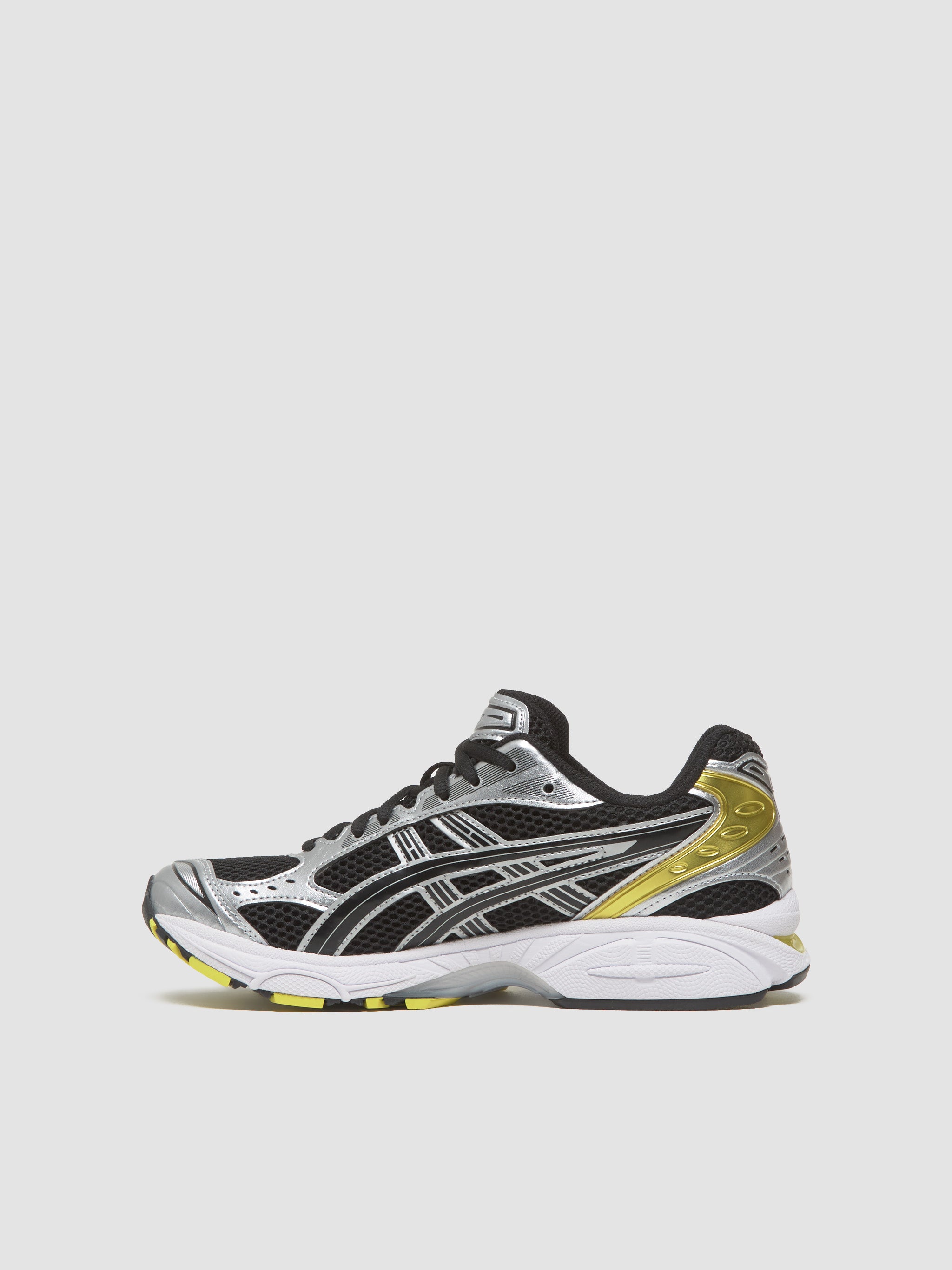 GEL-KAYANO 14 Sneaker in Black & Lemon Spark