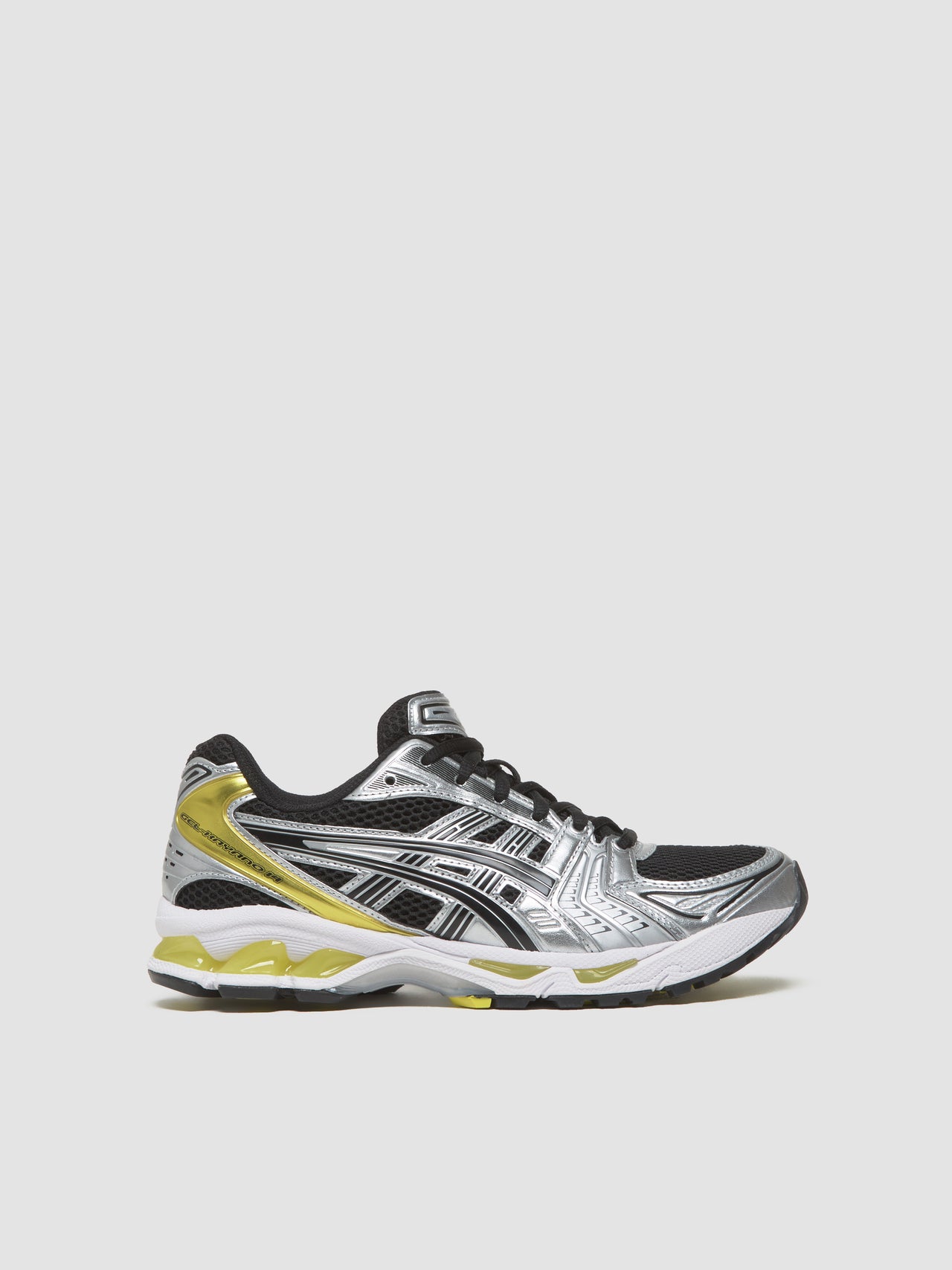 GEL-KAYANO 14 Sneaker in Black & Lemon Spark