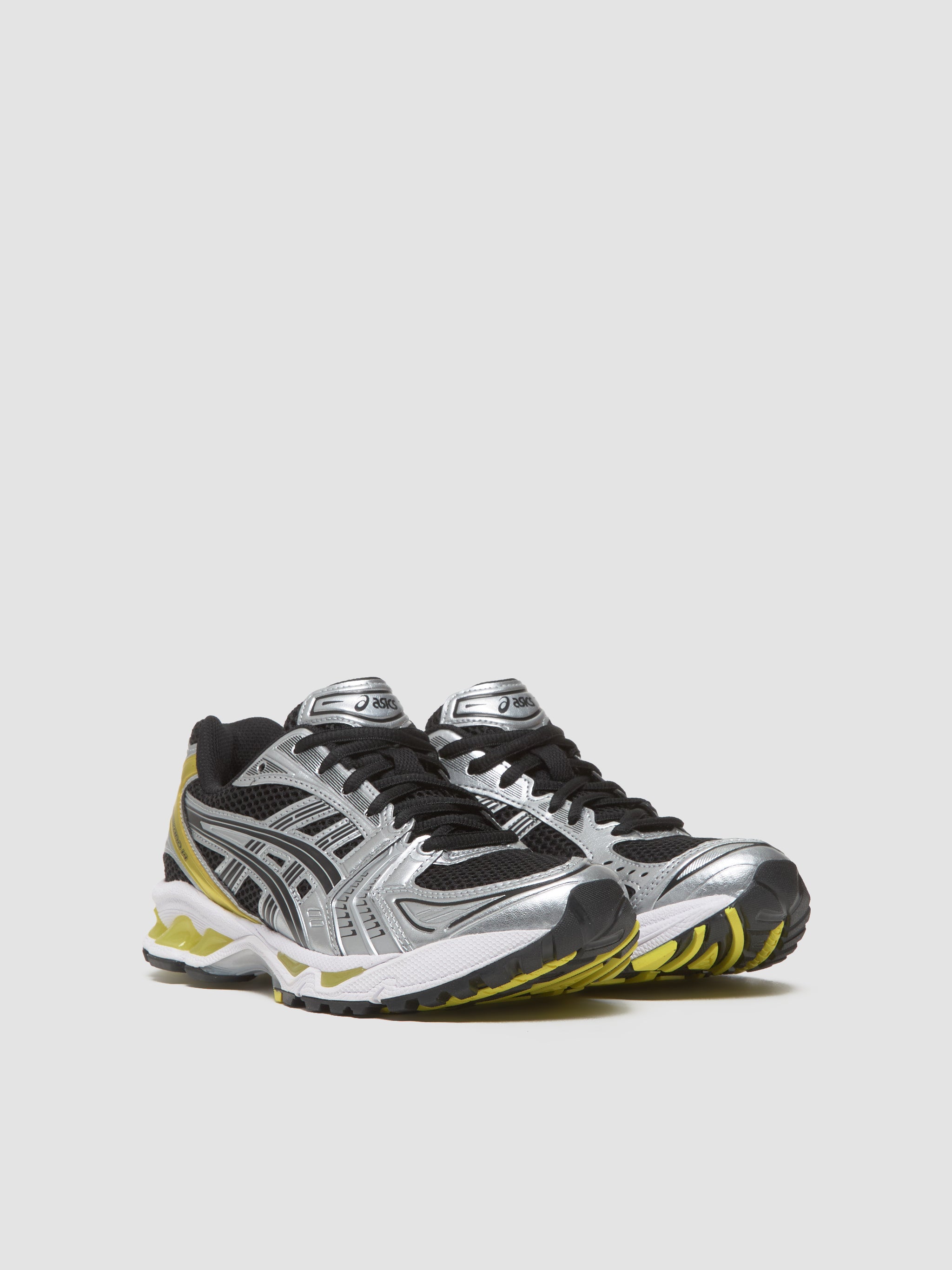 GEL-KAYANO 14 Sneaker in Black & Lemon Spark