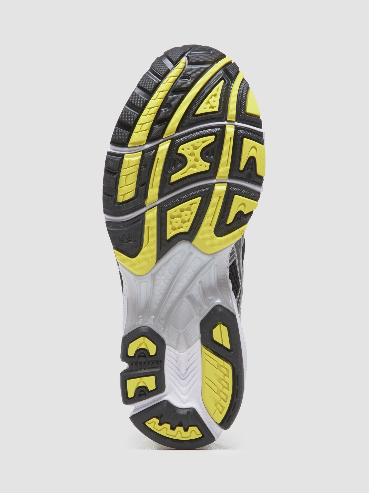 GEL-KAYANO 14 Sneaker in Black & Lemon Spark