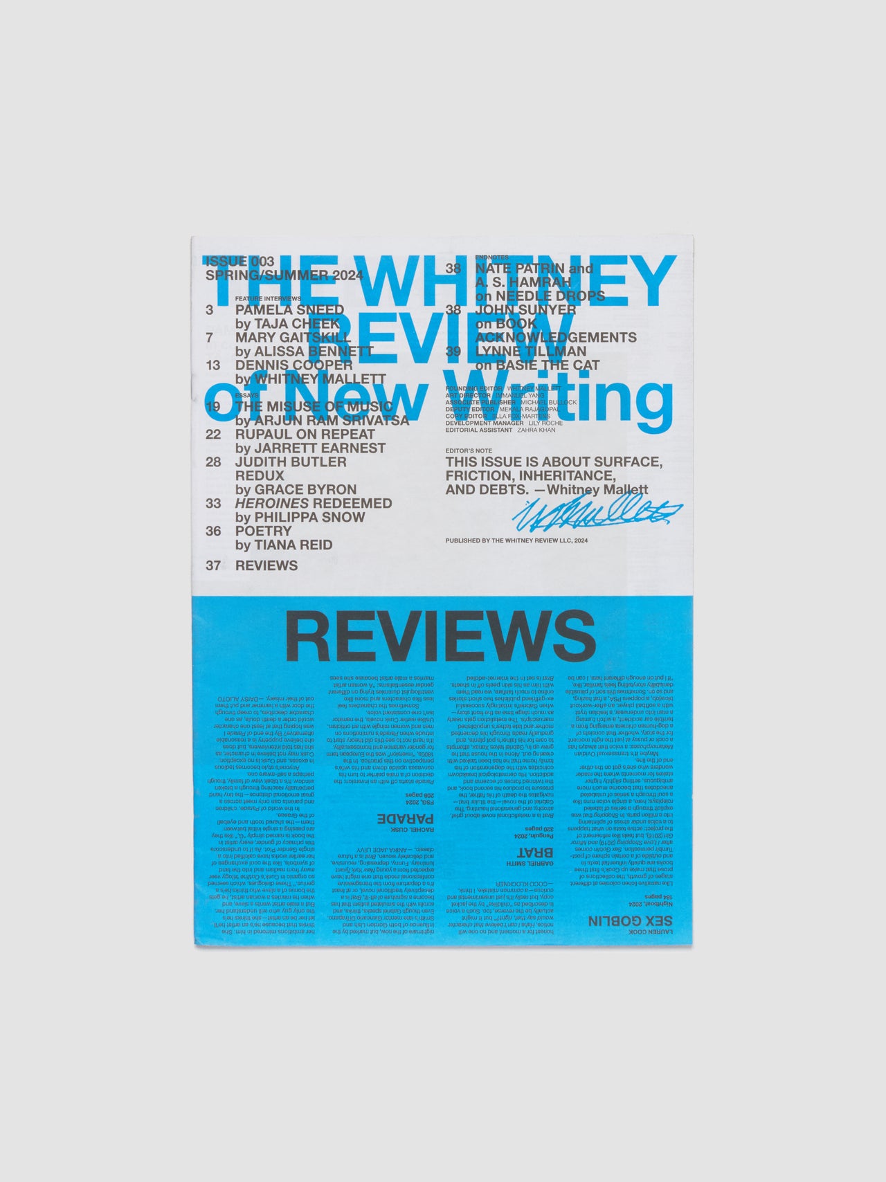 The Whitney Review