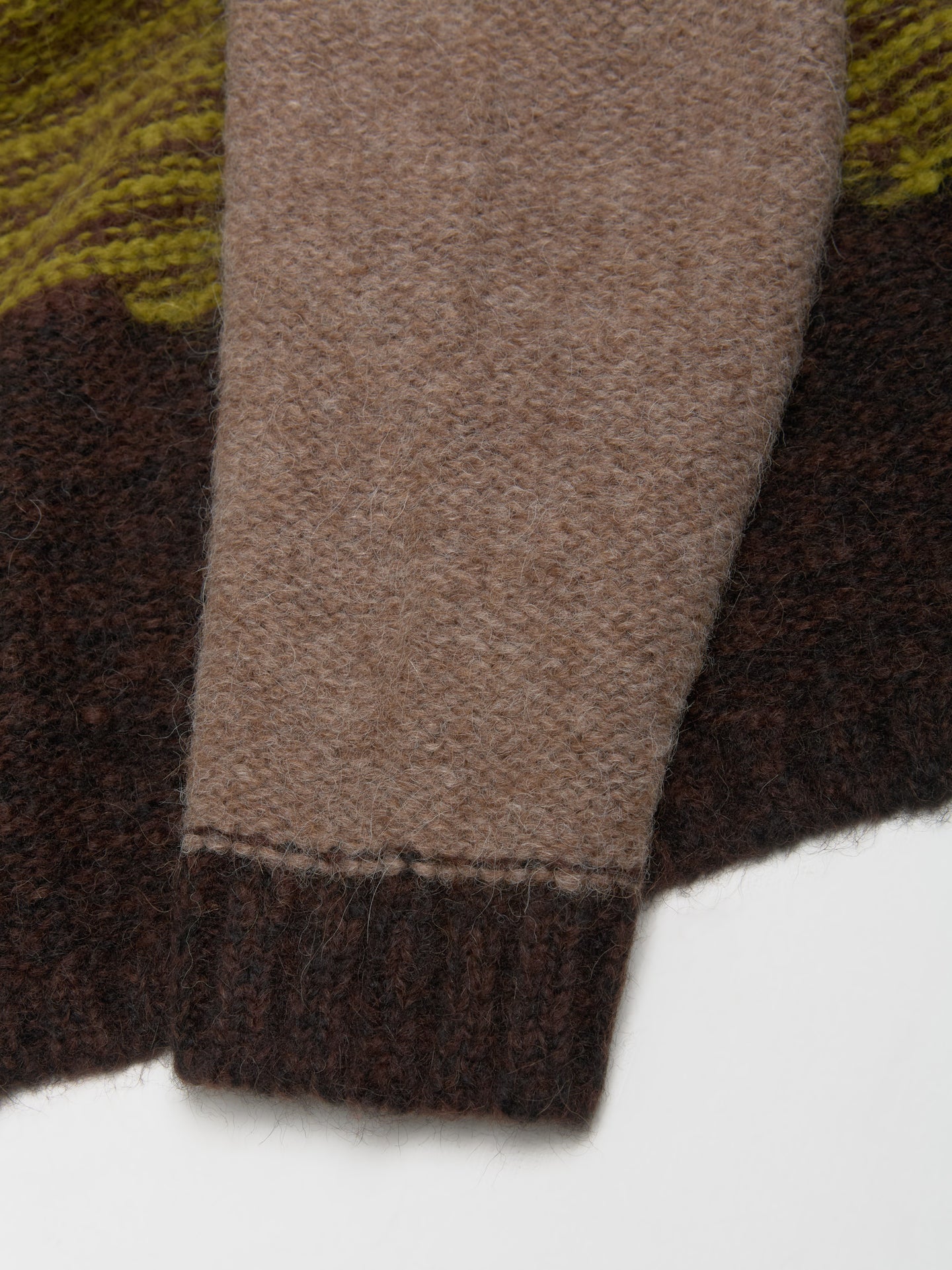 Boxy Knit Sweater in Brown