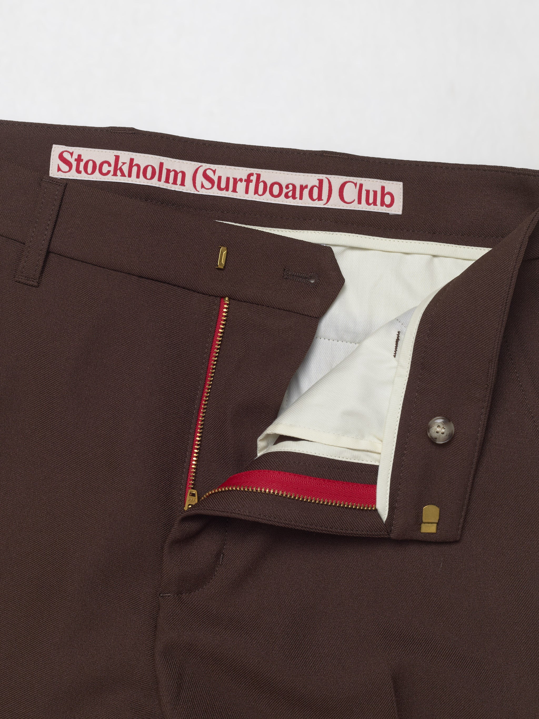 Sune Bootcut Trousers in Brown