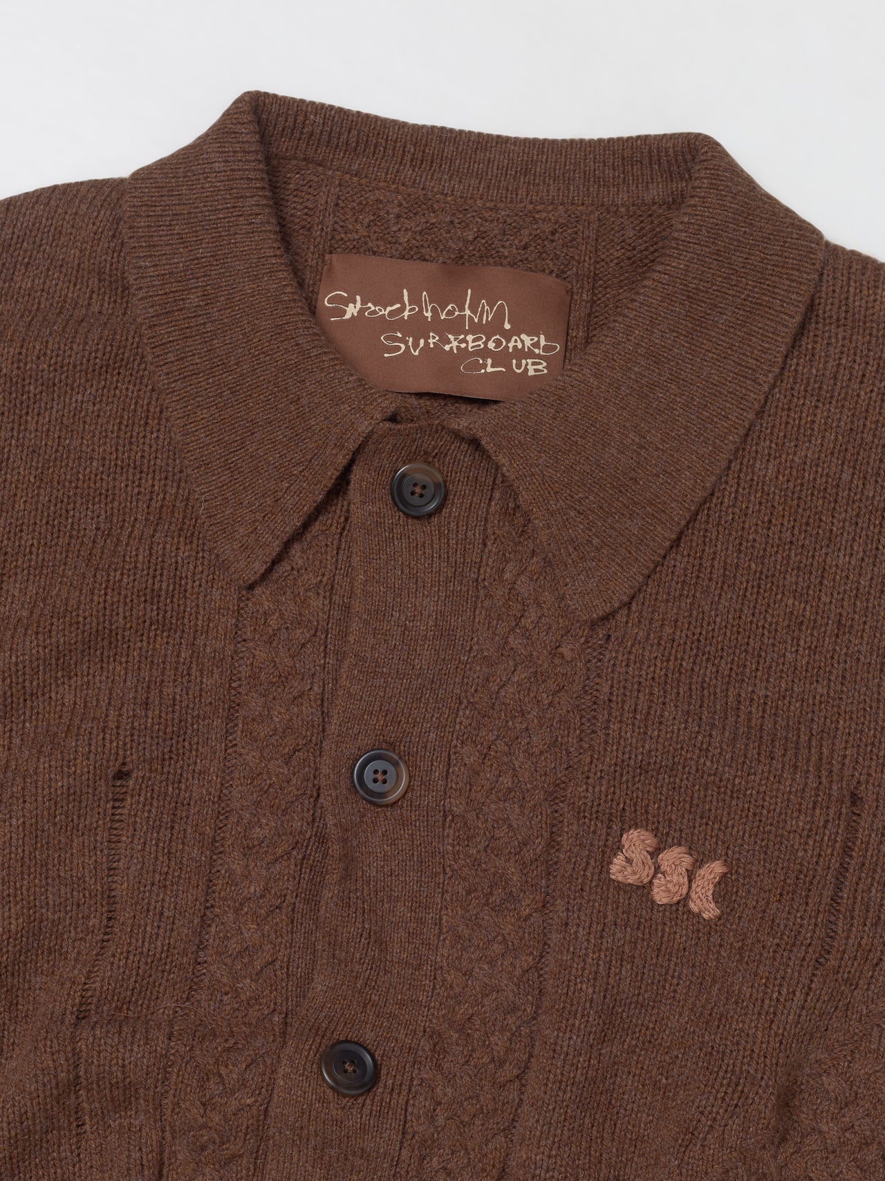 Broke Cardigan in Brown