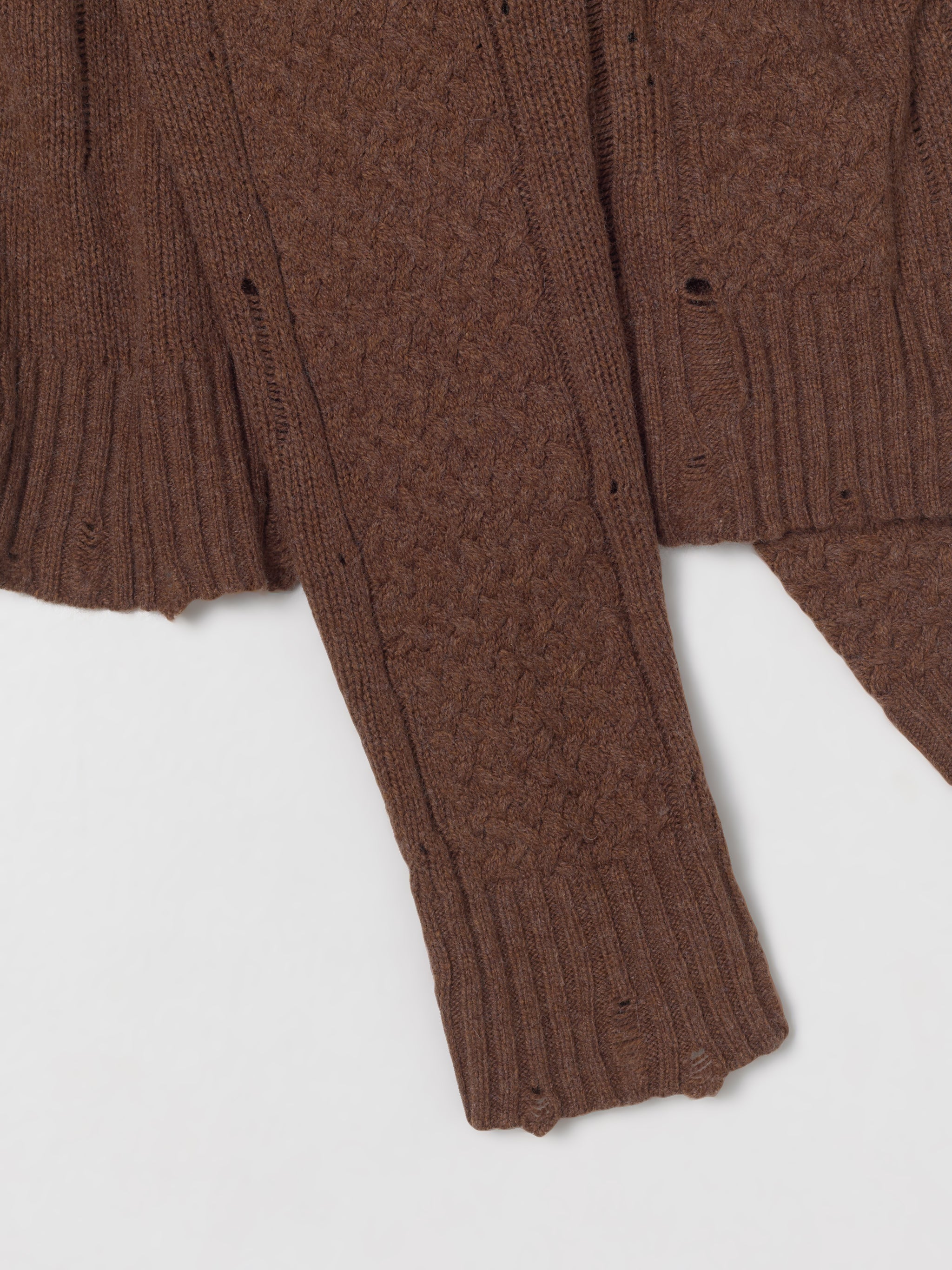 Broke Cardigan in Brown