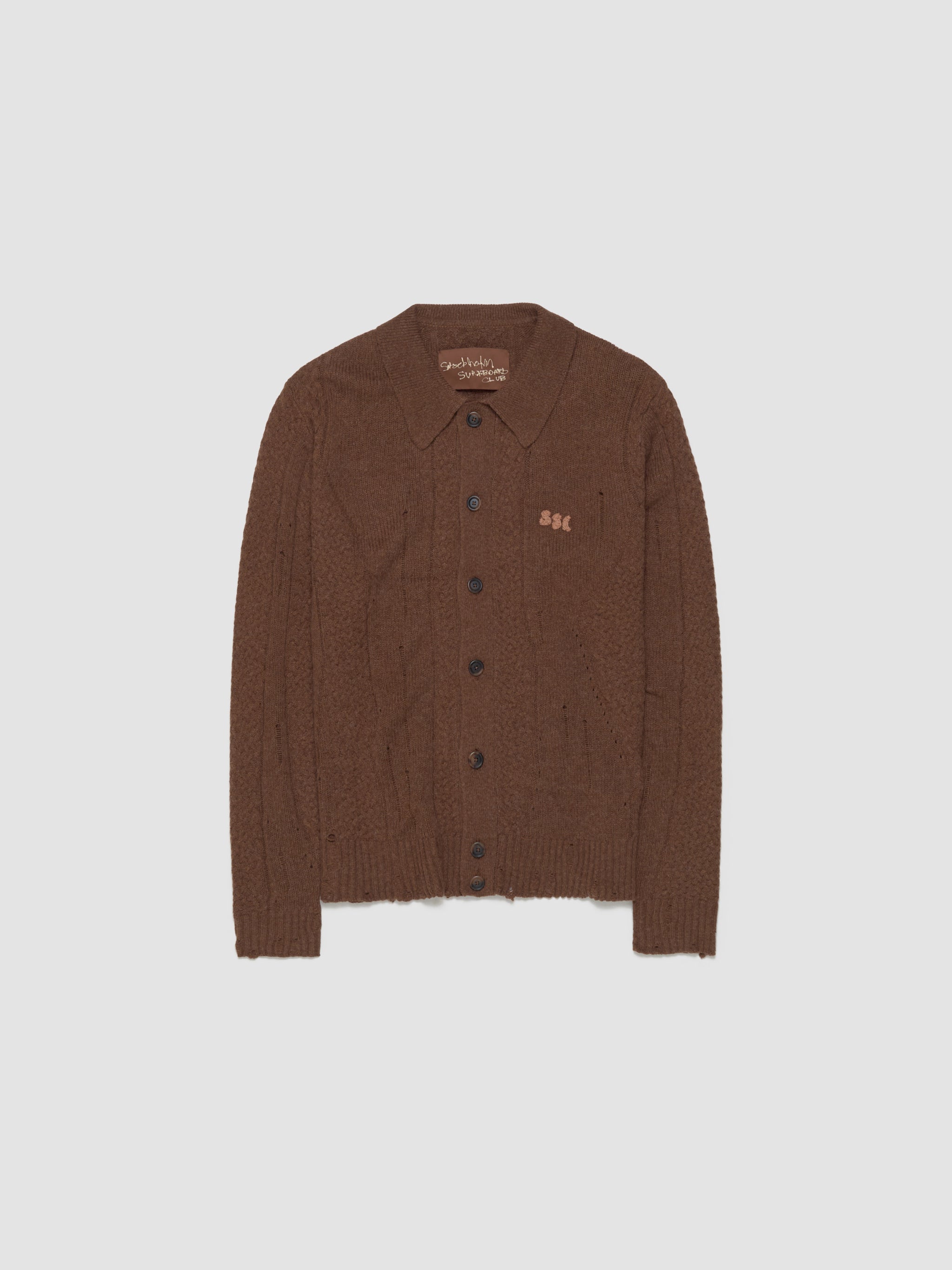 Broke Cardigan in Brown