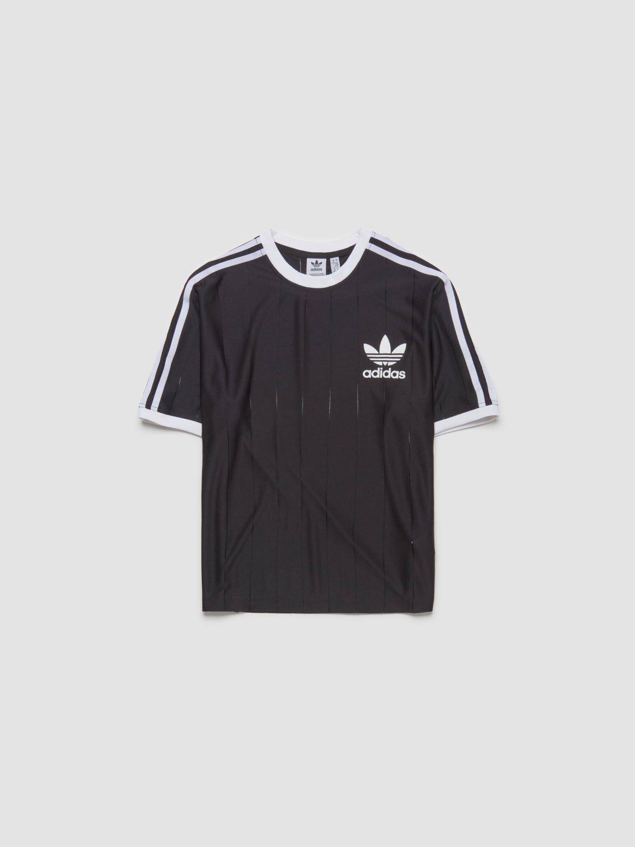 3-Stripes Pinstripe T-Shirt in Black