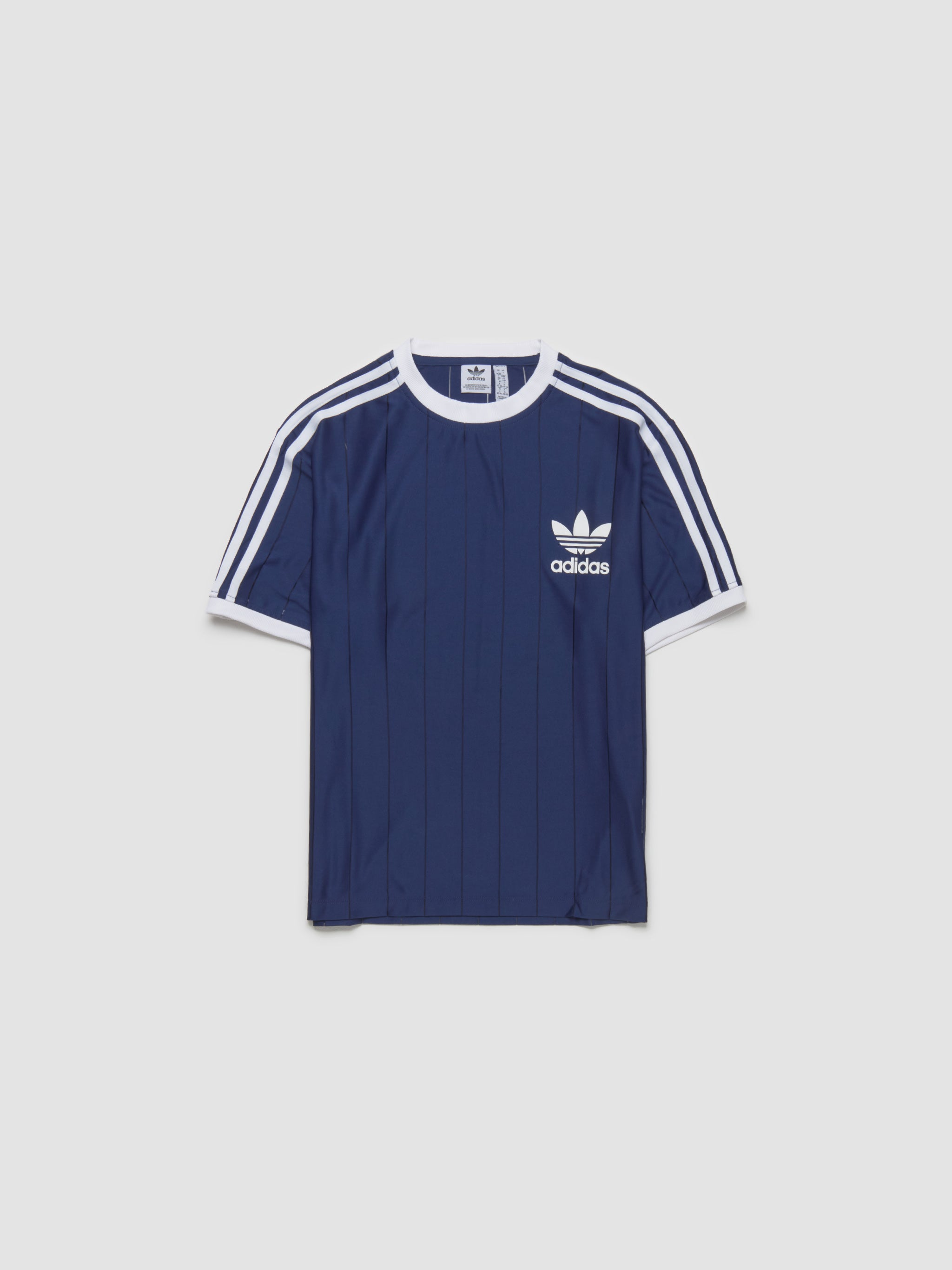 3-Stripes Pinstripe T-Shirt in Dark Blue