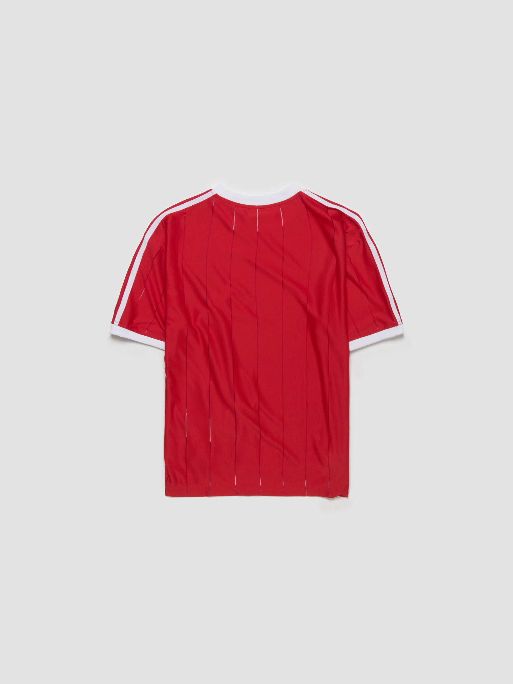 3-Stripes Pinstripe T-Shirt in Better Scarlet