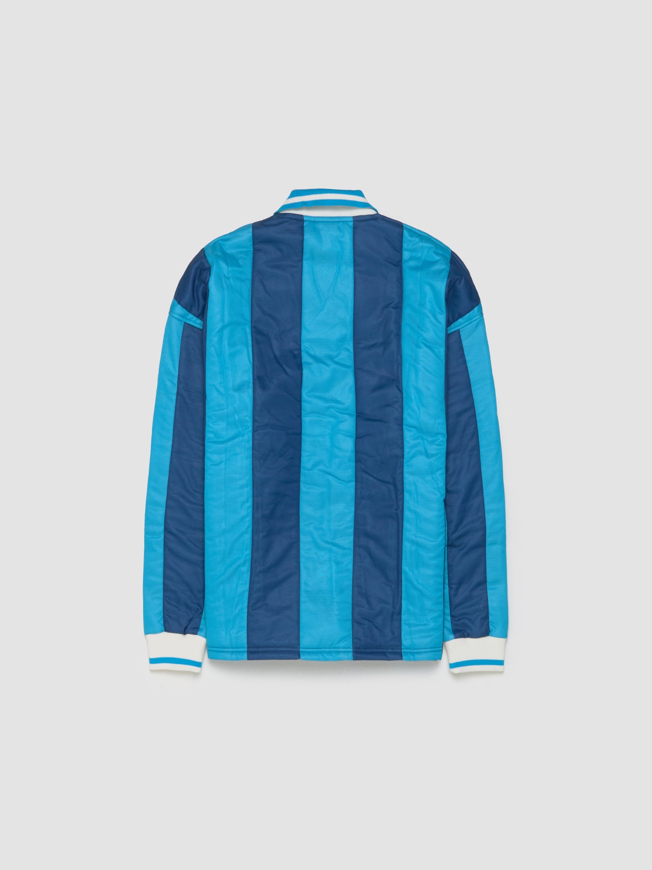 x Botter Padded Polo Top in Striped Blue