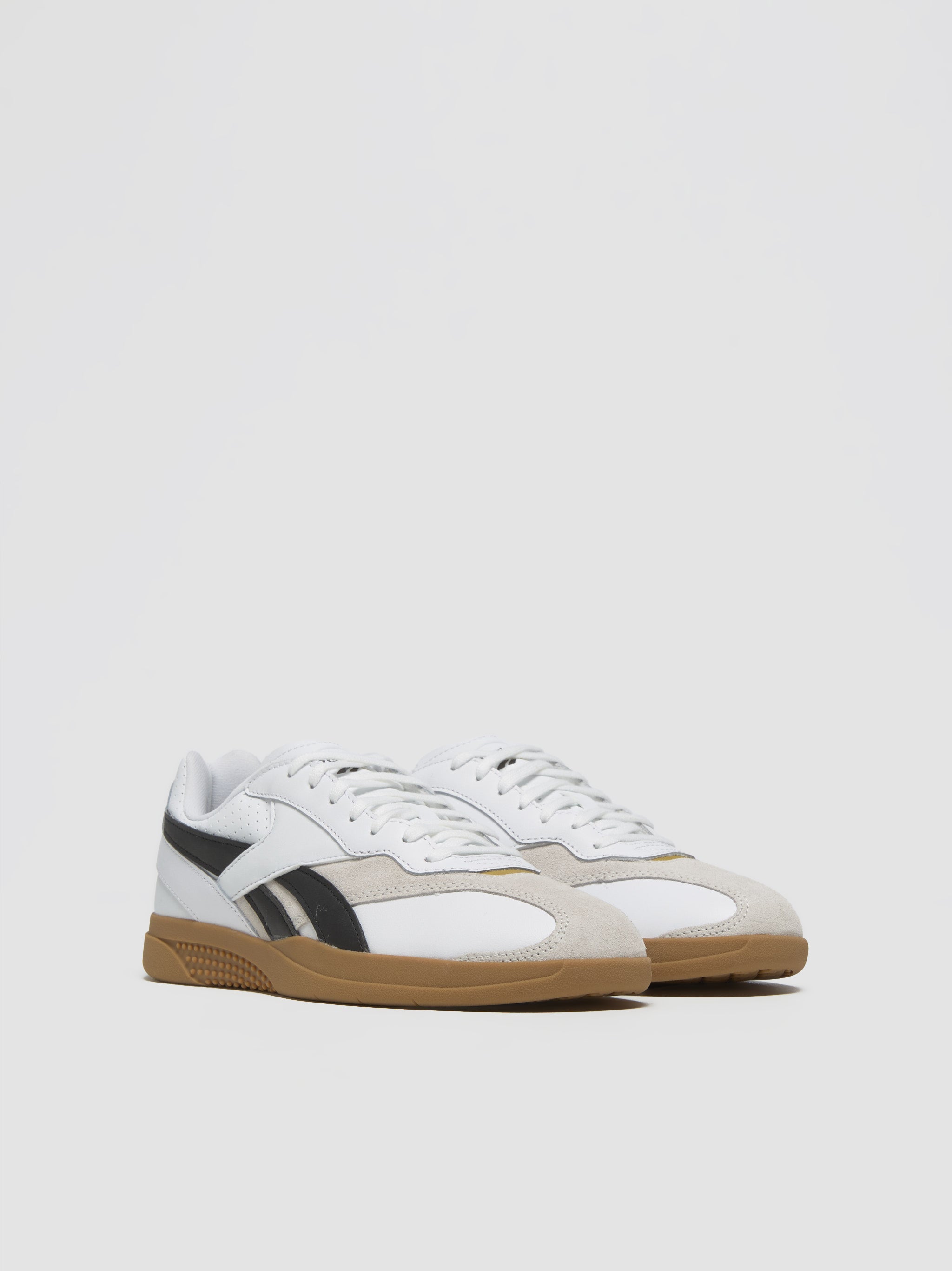 Hammer Street Sneaker in White & Gold