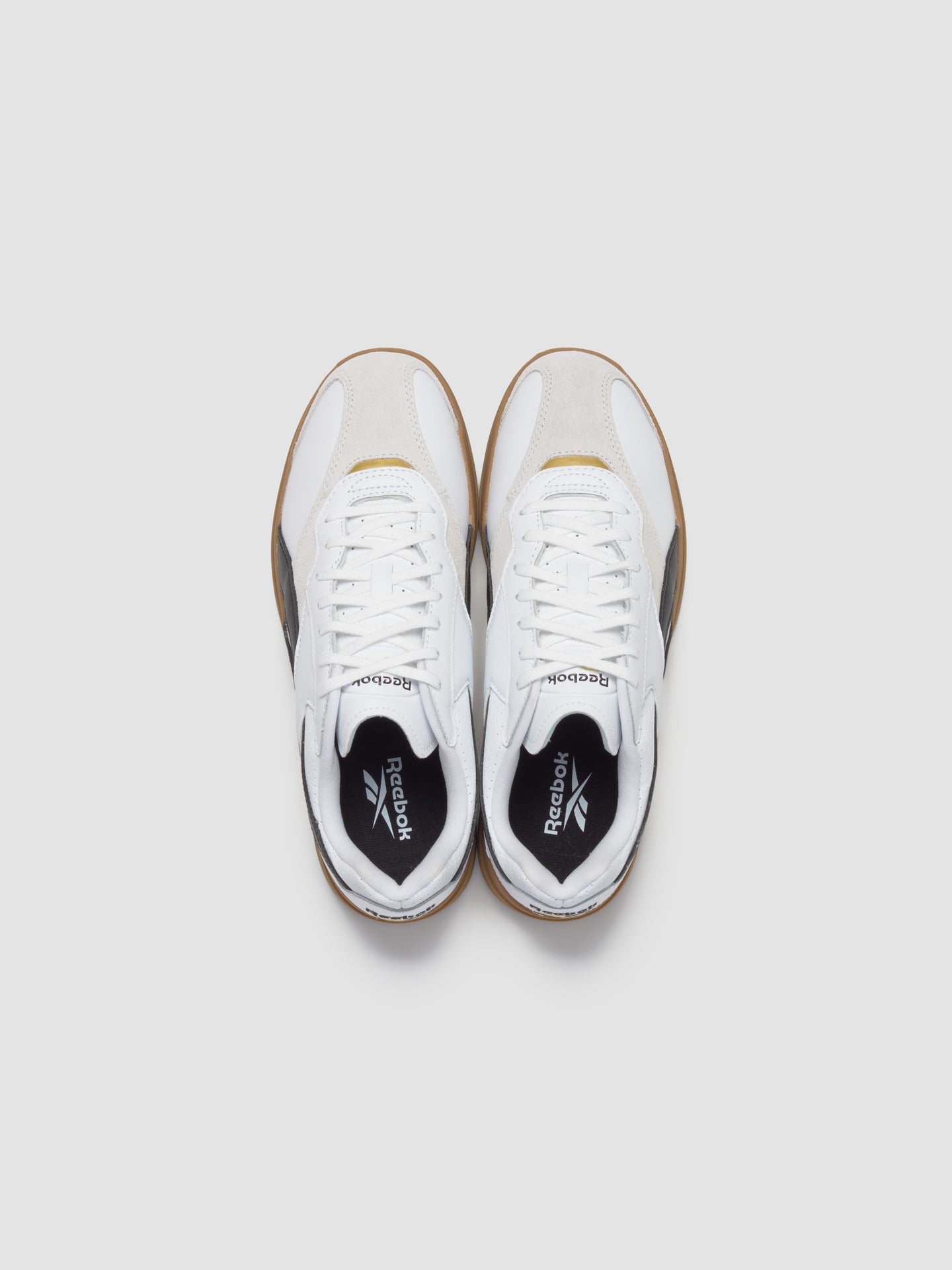 Hammer Street Sneaker in White & Gold