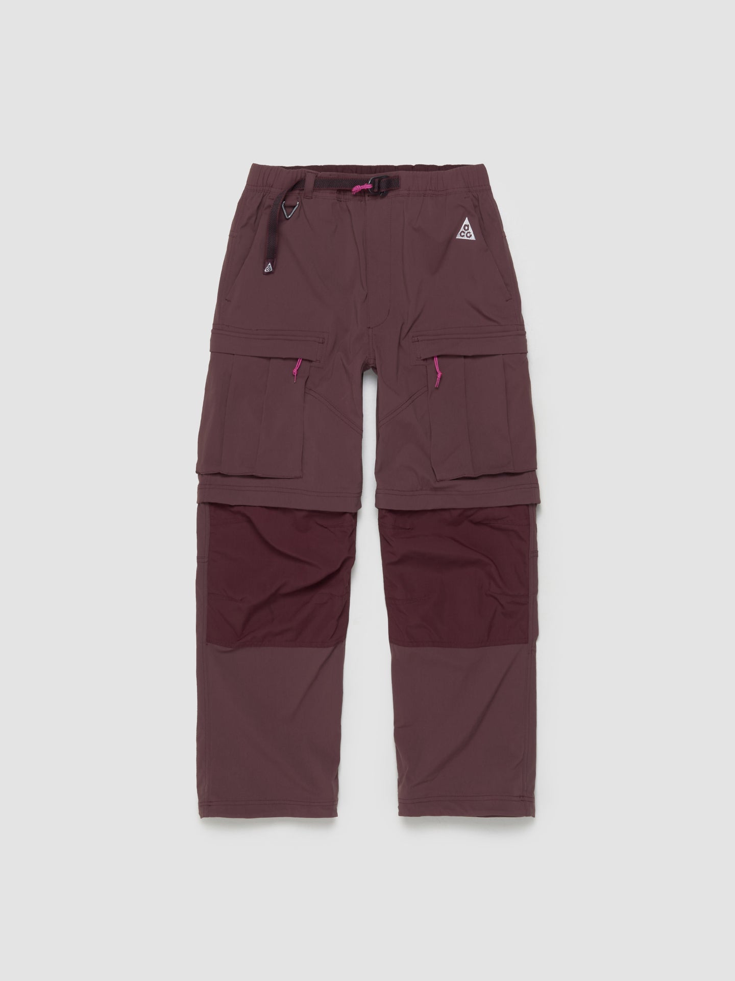 Smith Summit Trouser in Burgundy Crush & Black