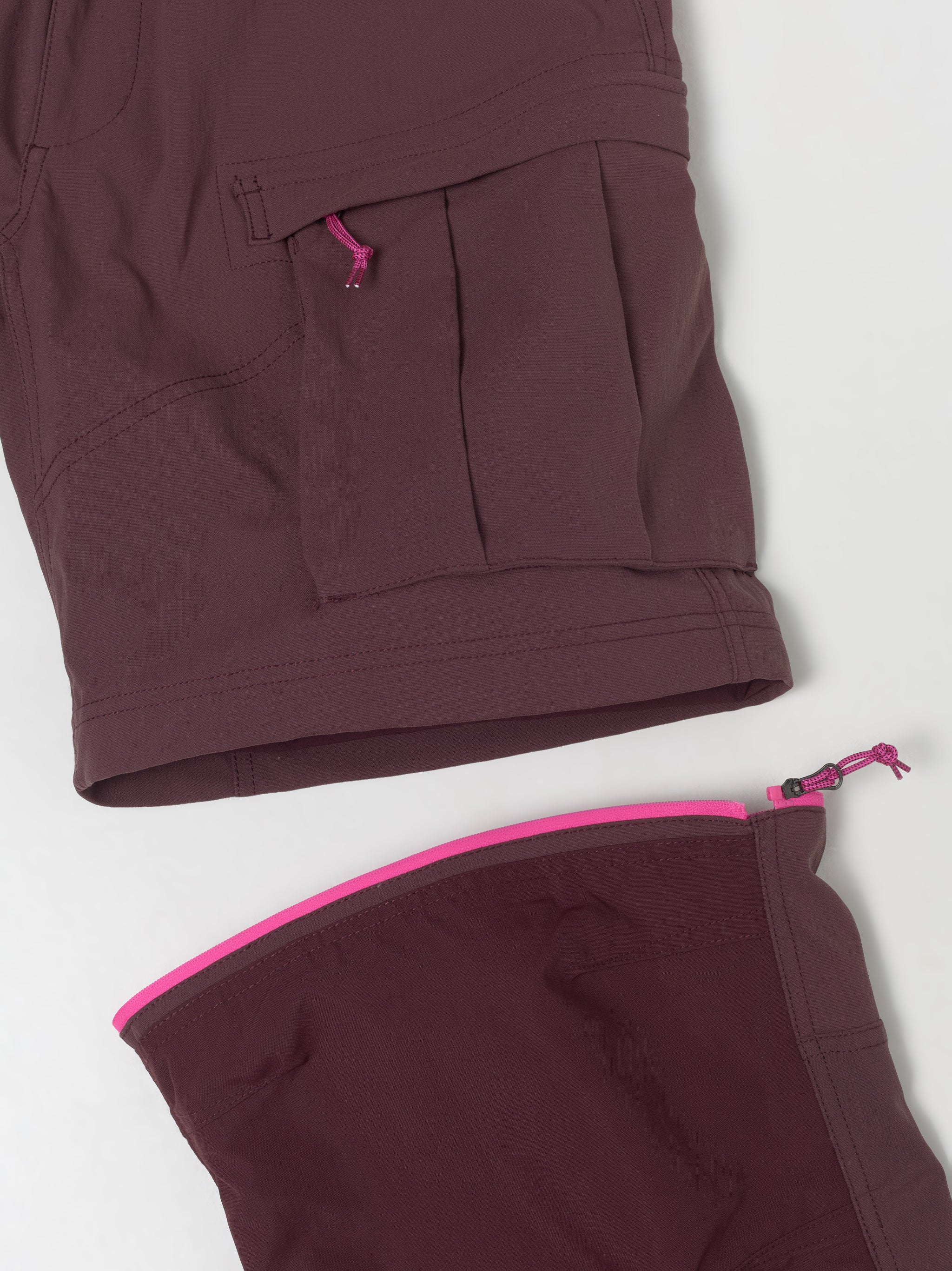 Smith Summit Trouser in Burgundy Crush & Black