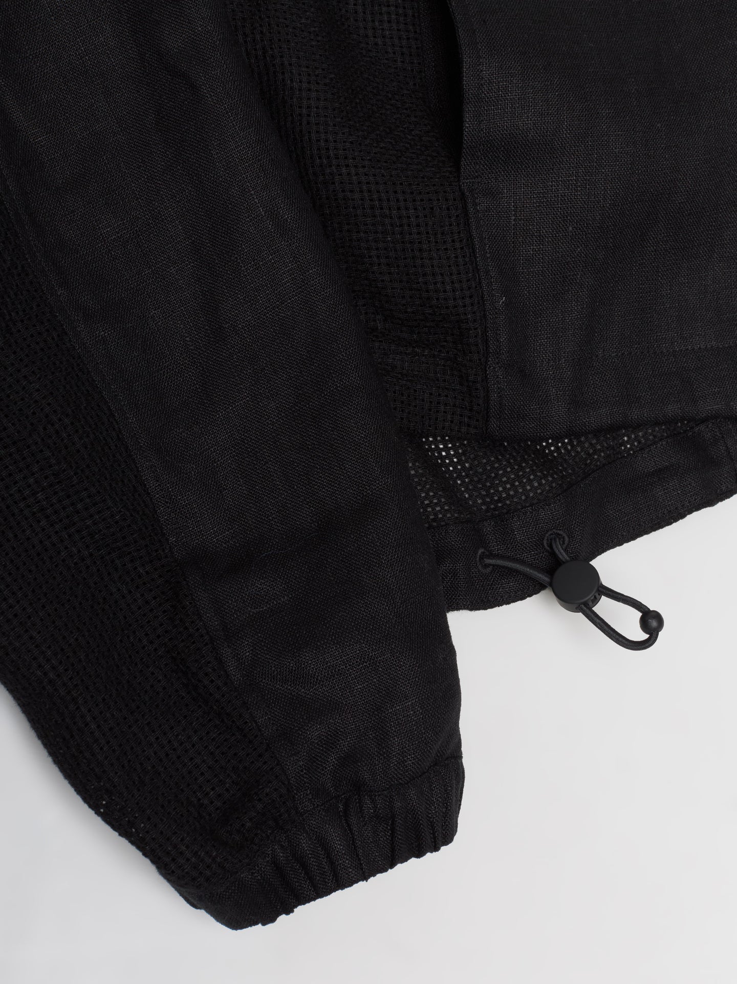 x Stüssy Linen Shell Jacket in Black