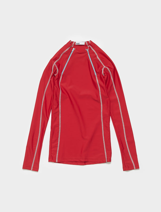 Ande Long Sleeve Top in Red