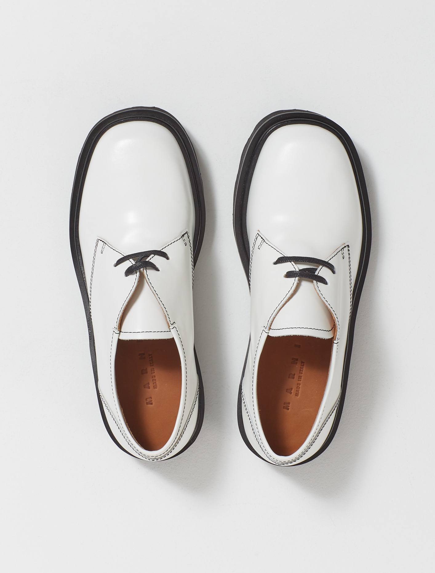 Laced Shoes in Lily White