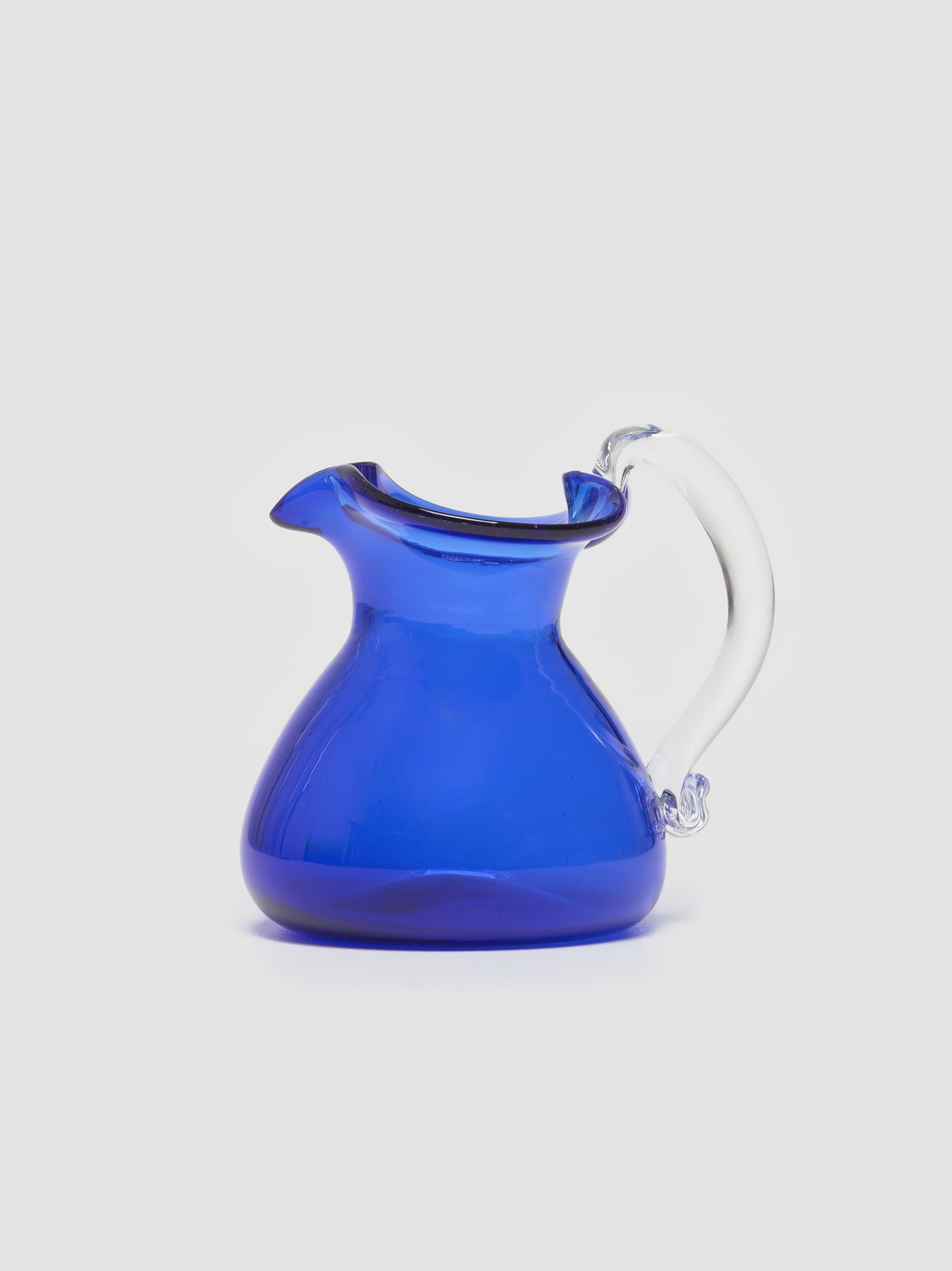 Michele Jug with Clear Handle in Sapphire