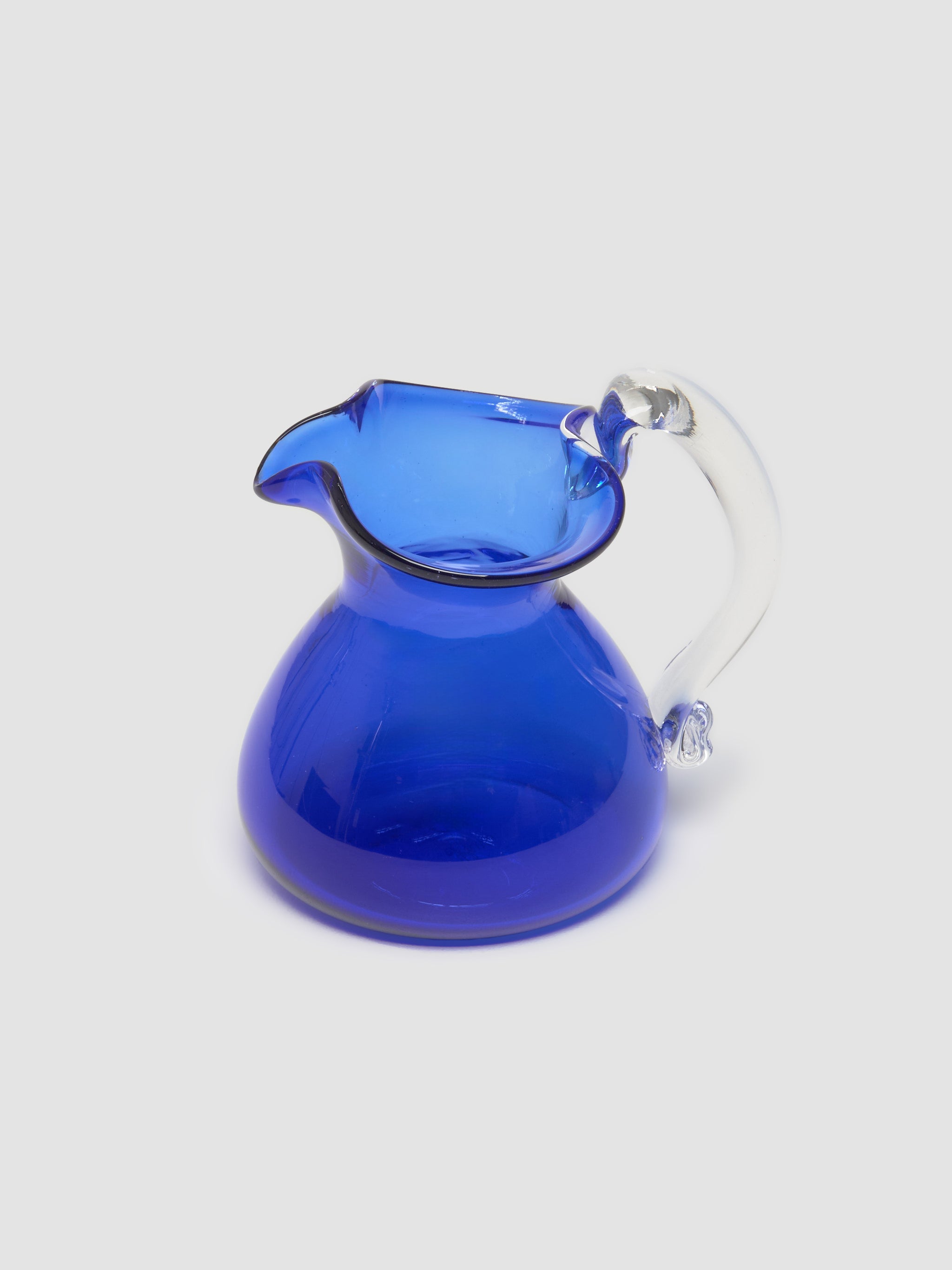 Michele Jug with Clear Handle in Sapphire