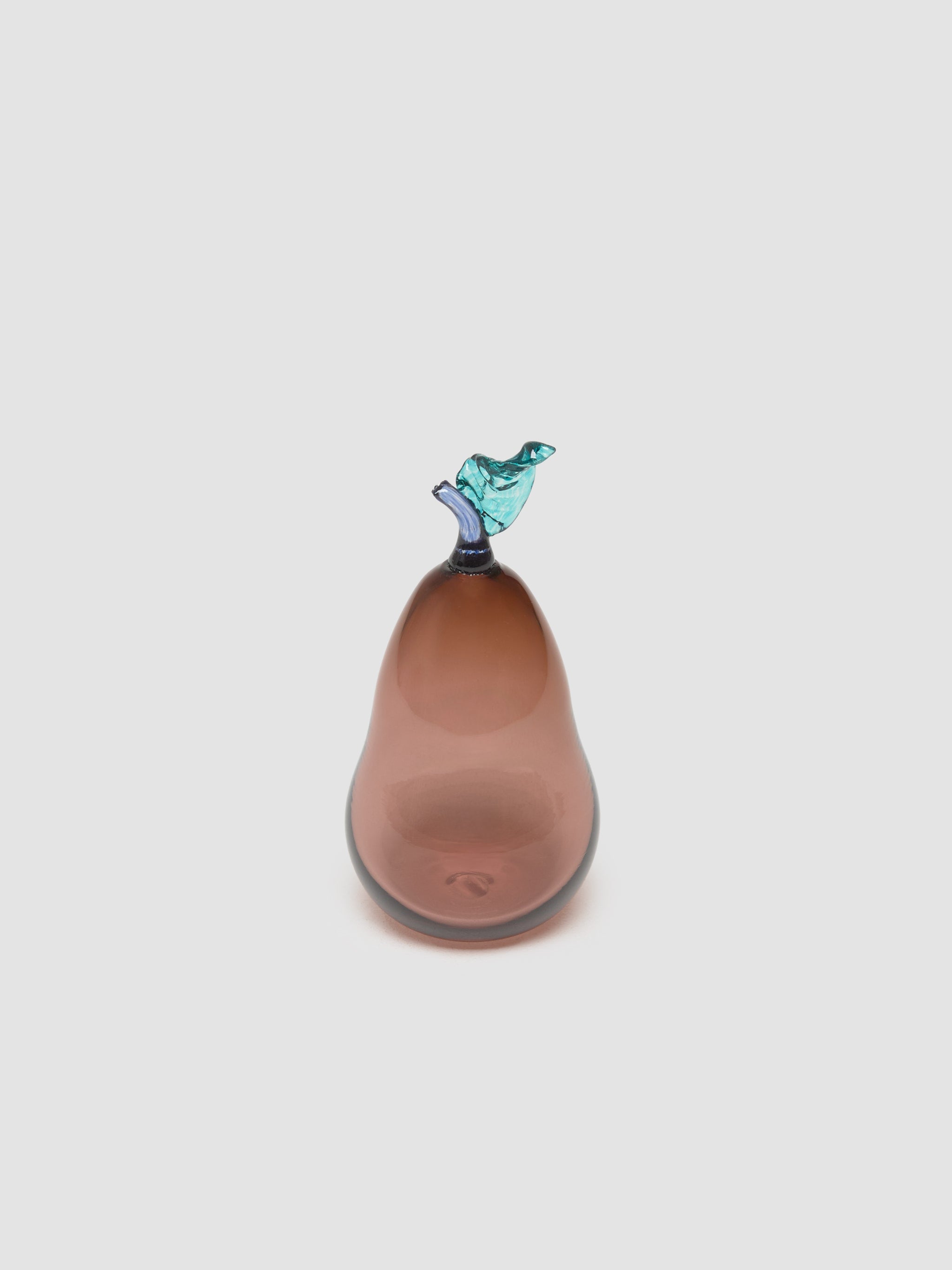 Marianne Paperweight Pear in Copper & Ruby