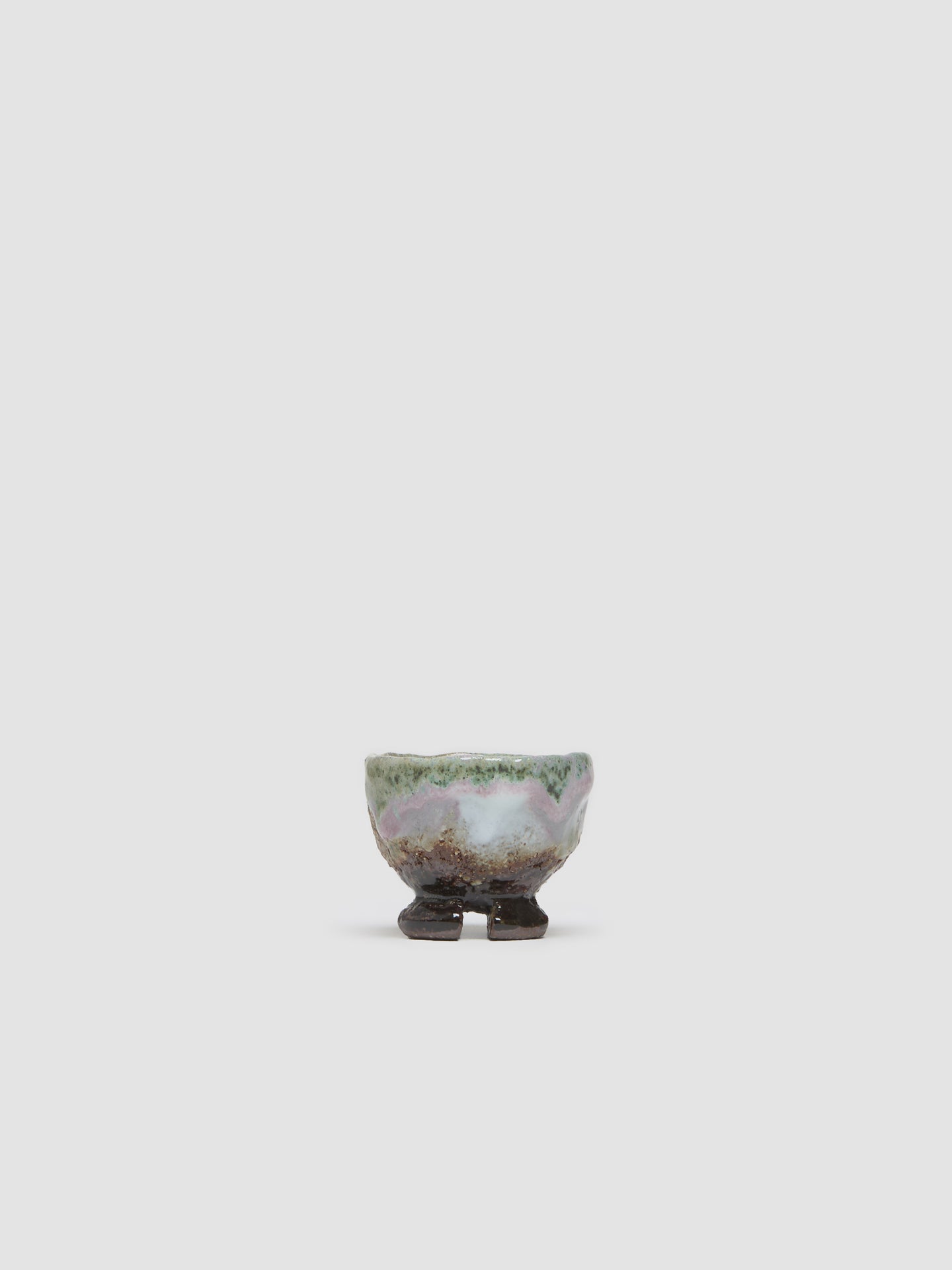 Hagi Seigan Yamane Sake Cup in Multicolor