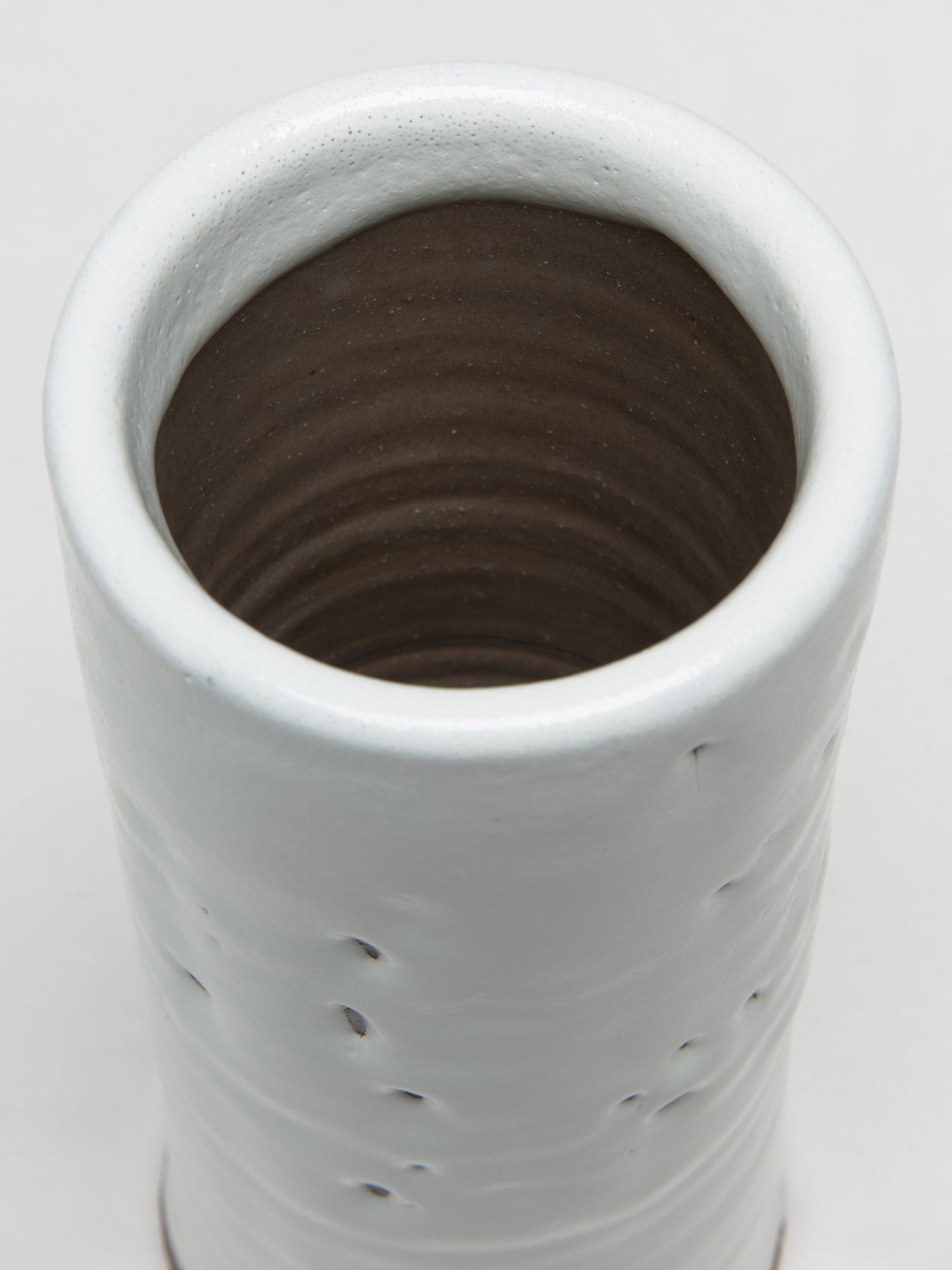 Hagi Seigan Yamane Vase in Dove Grey