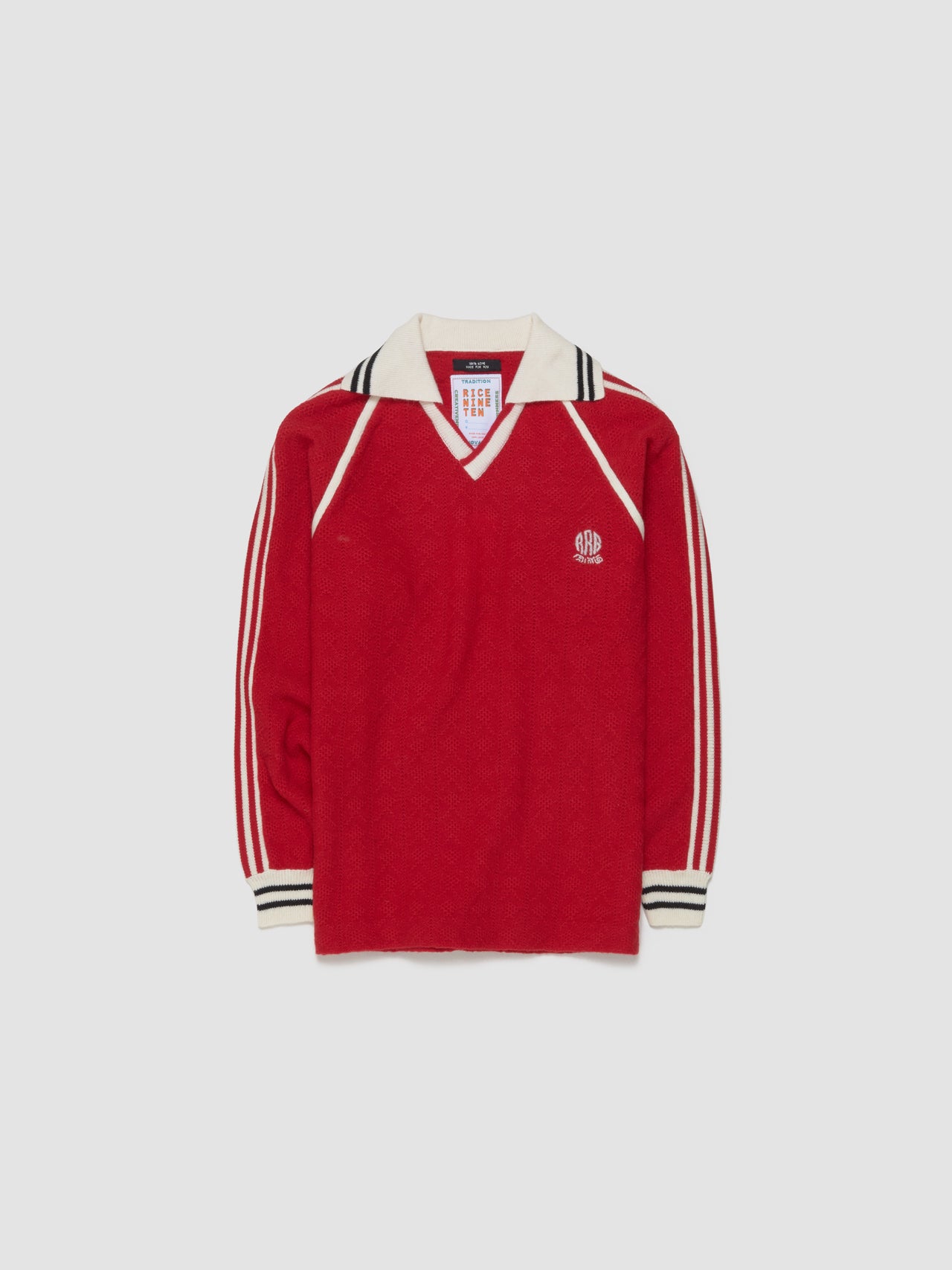 Knitted Jersey in Red