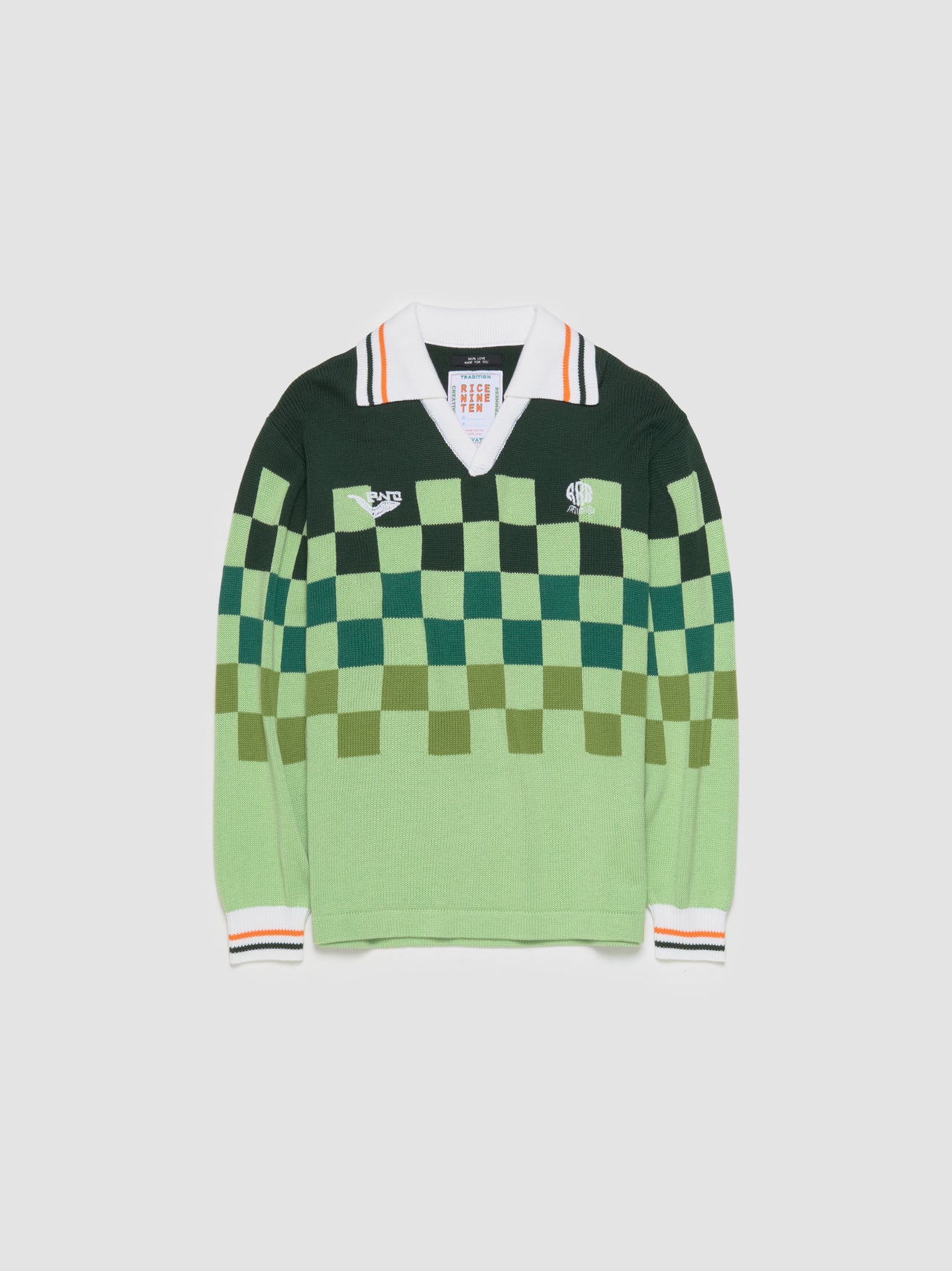 Knitted Jersey in Light Green