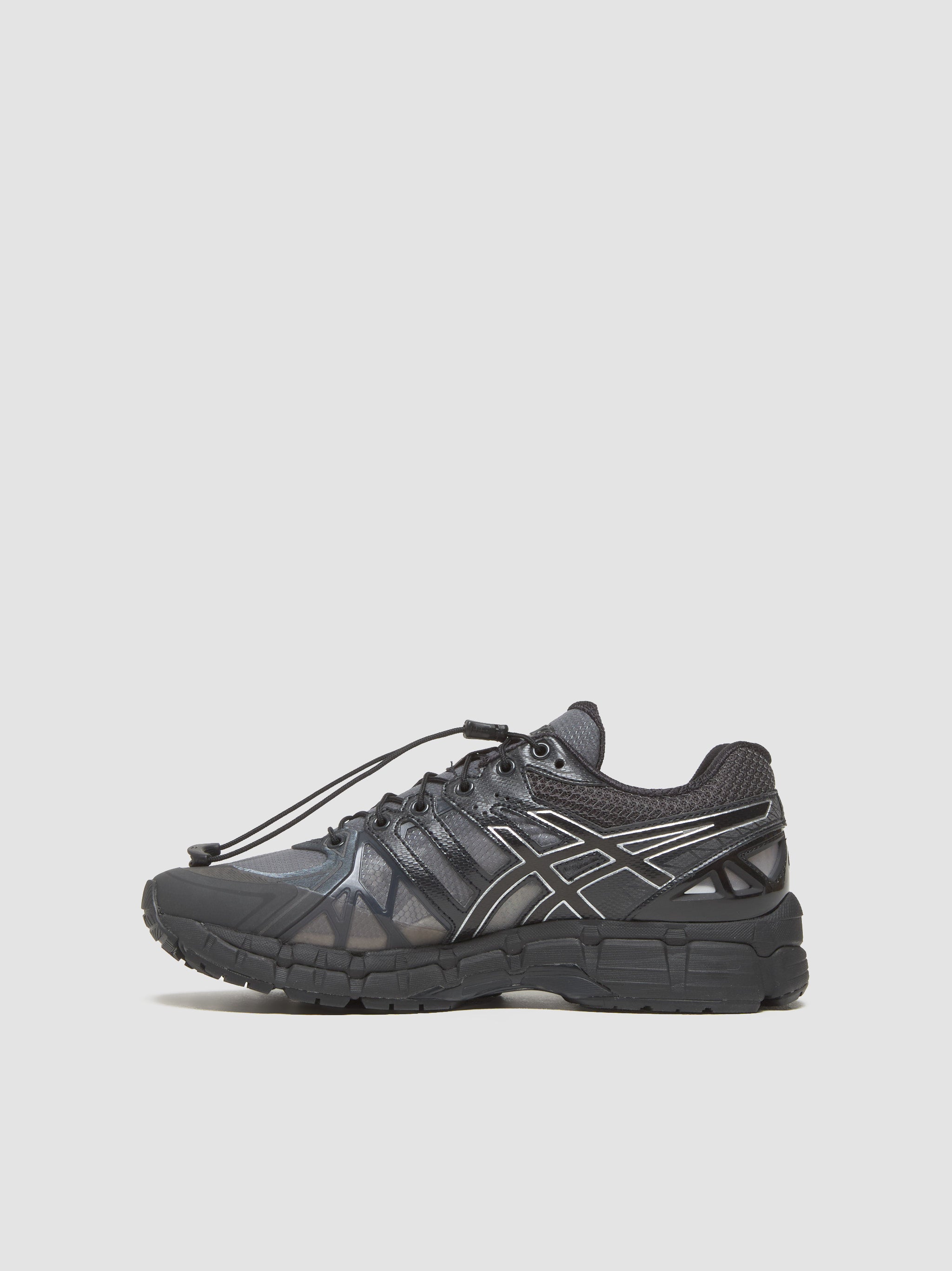 x UNAFFECTED GEL-KAYANO 20 Sneaker in Obsidian Grey & Black