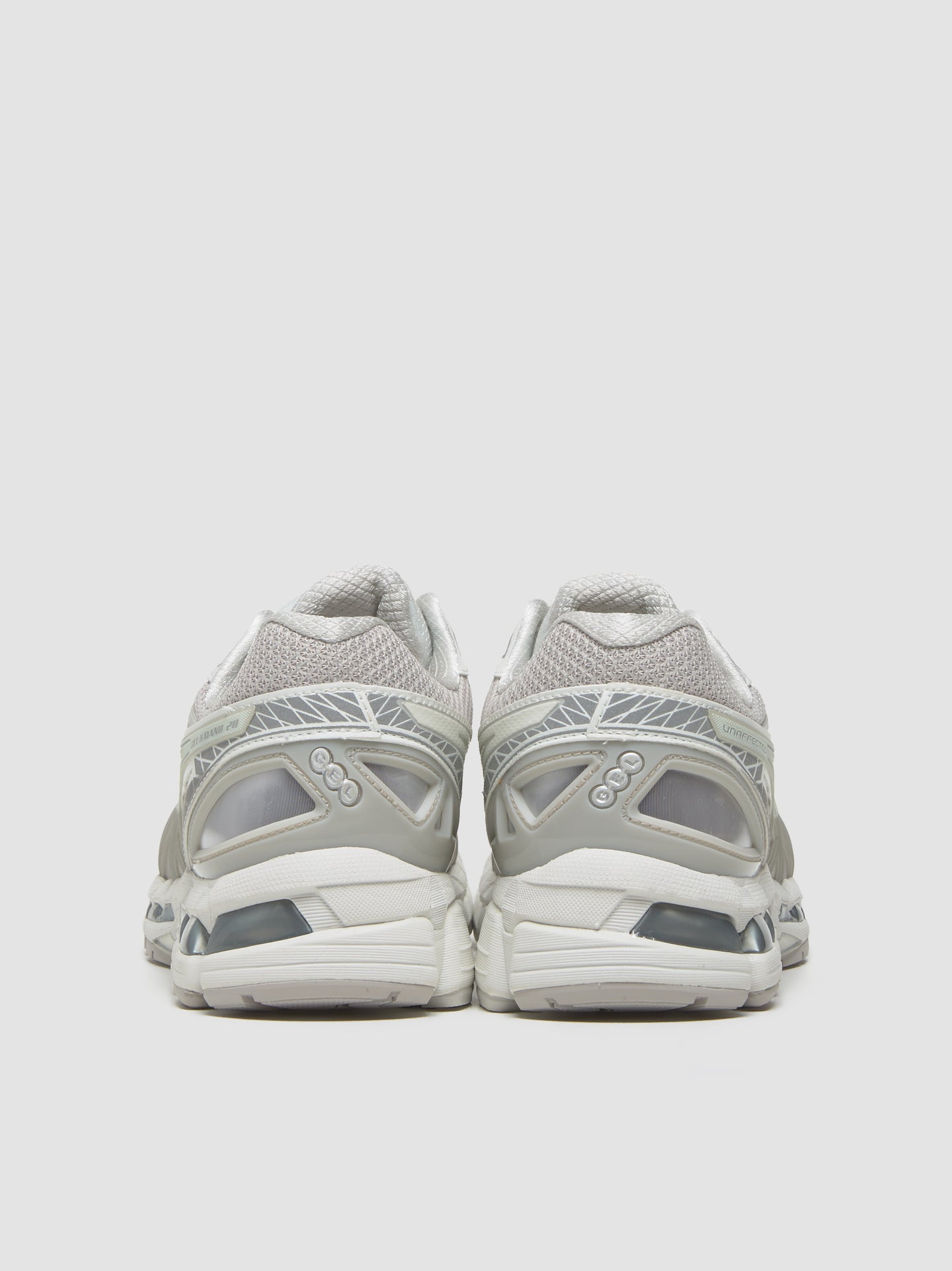 x UNAFFECTED GEL-KAYANO 20 Sneaker in Cream & Lake Grey