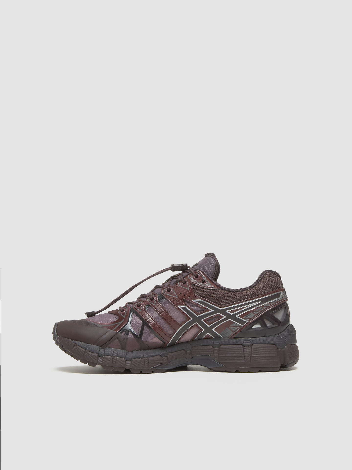 x UNAFFECTED GEL-KAYANO 20 Sneaker in Dark Cherry & Black