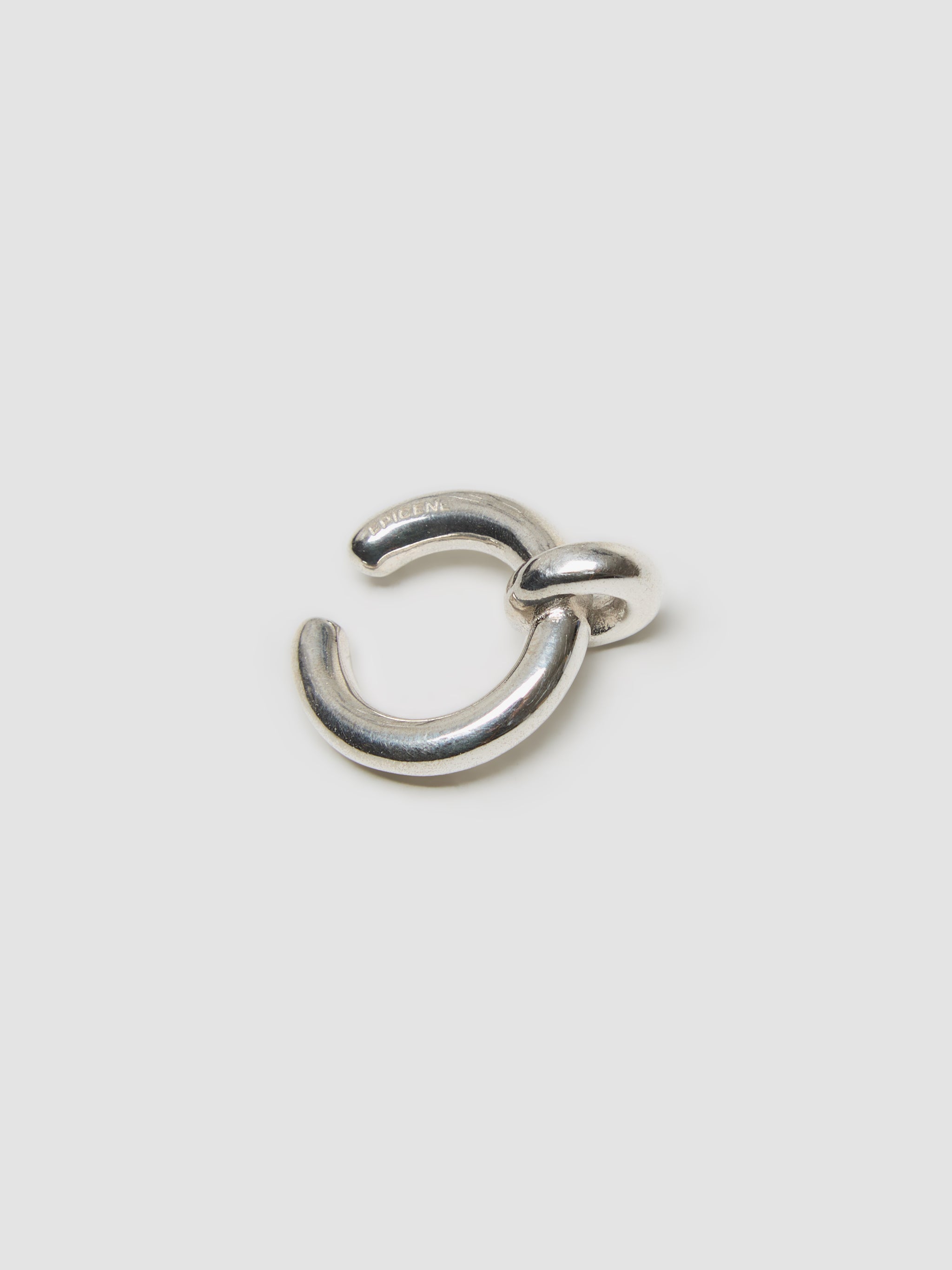 Muscle Ear Cuff in Silver