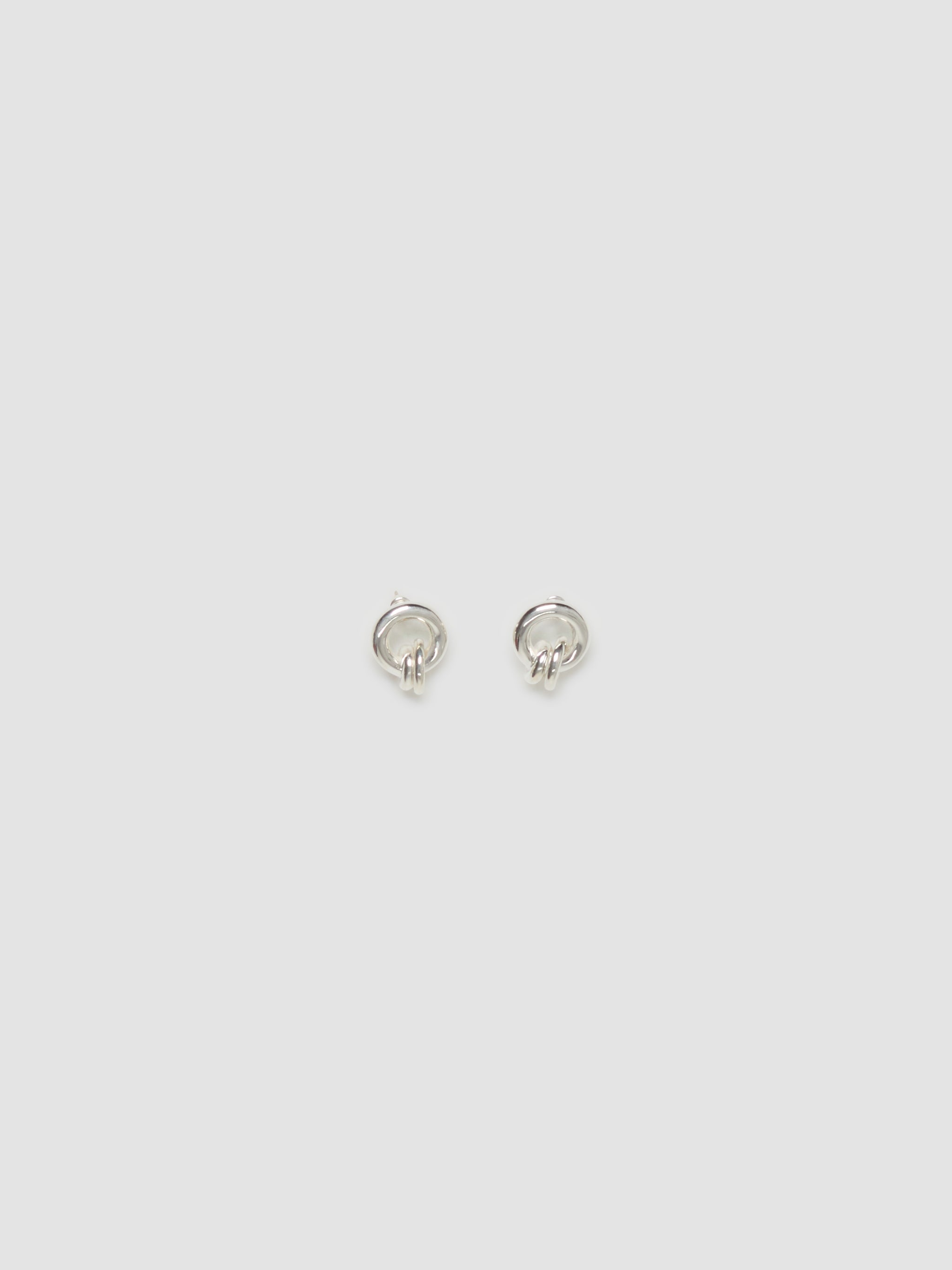 Muscle Earring in Silver