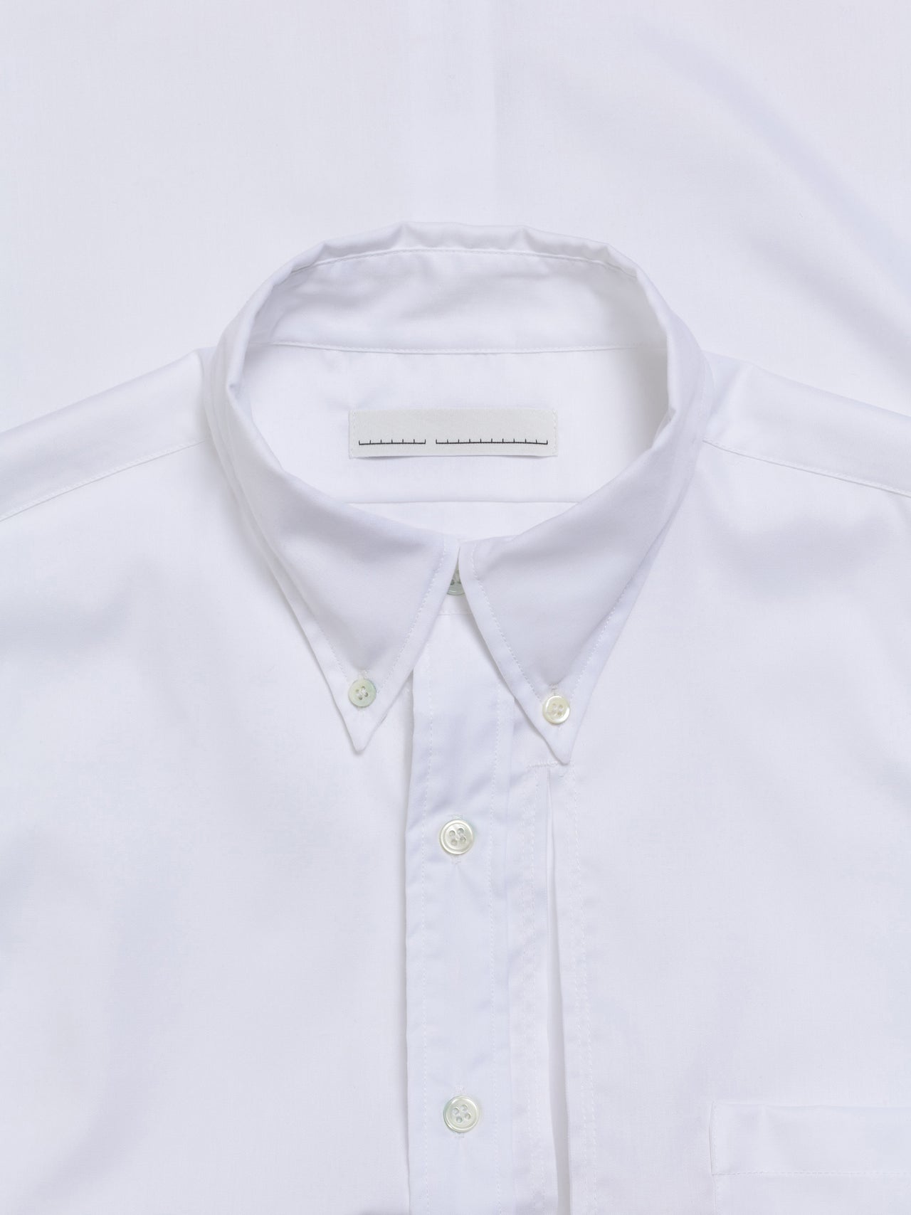 White Woven Shirt in White